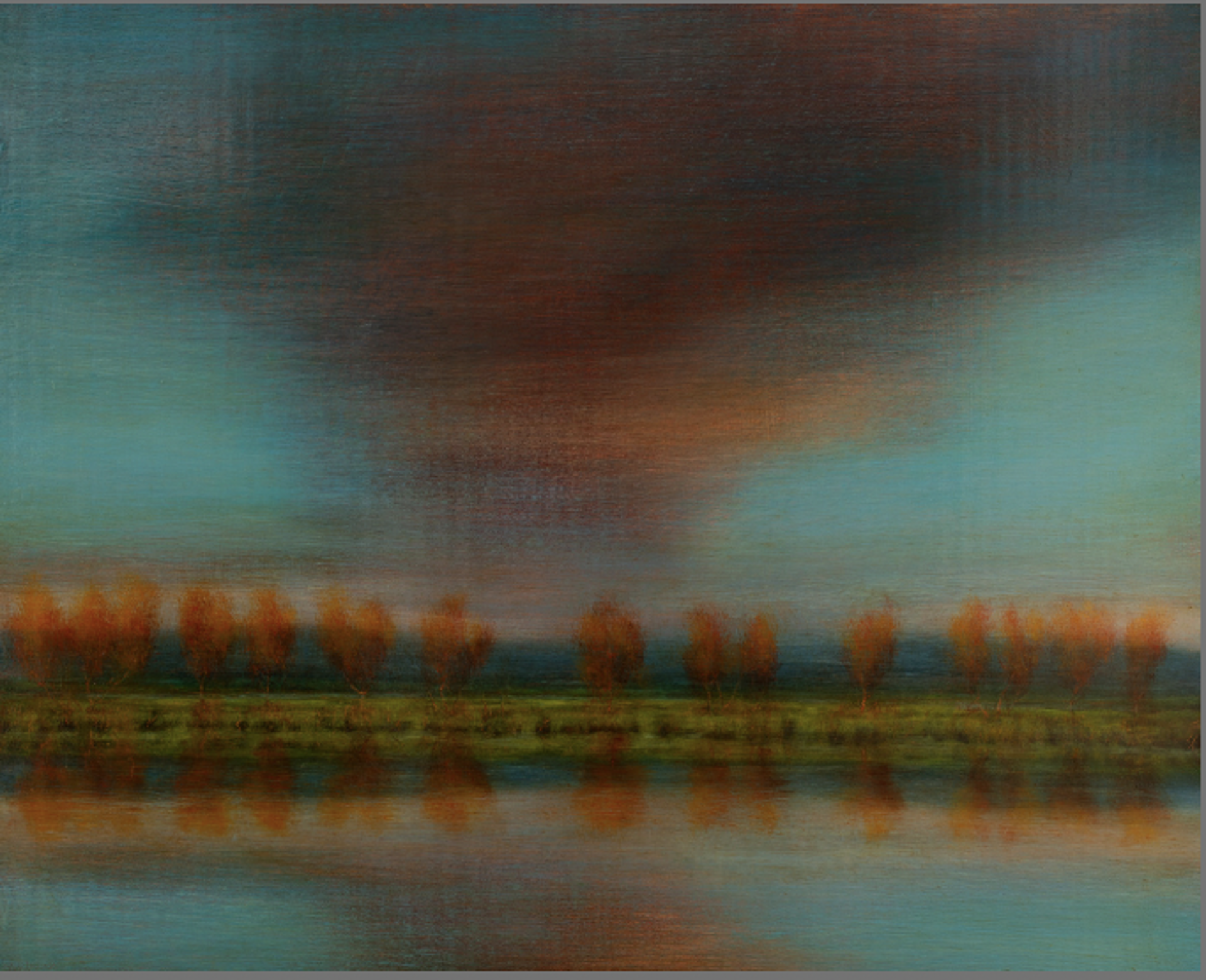 Field Burning, Mid-Valley by John Van Dreal, 2023