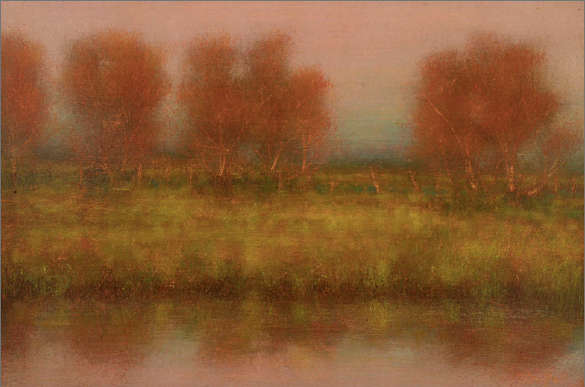 Pasture Pond, Willamette Valley by John Van Dreal, 2023