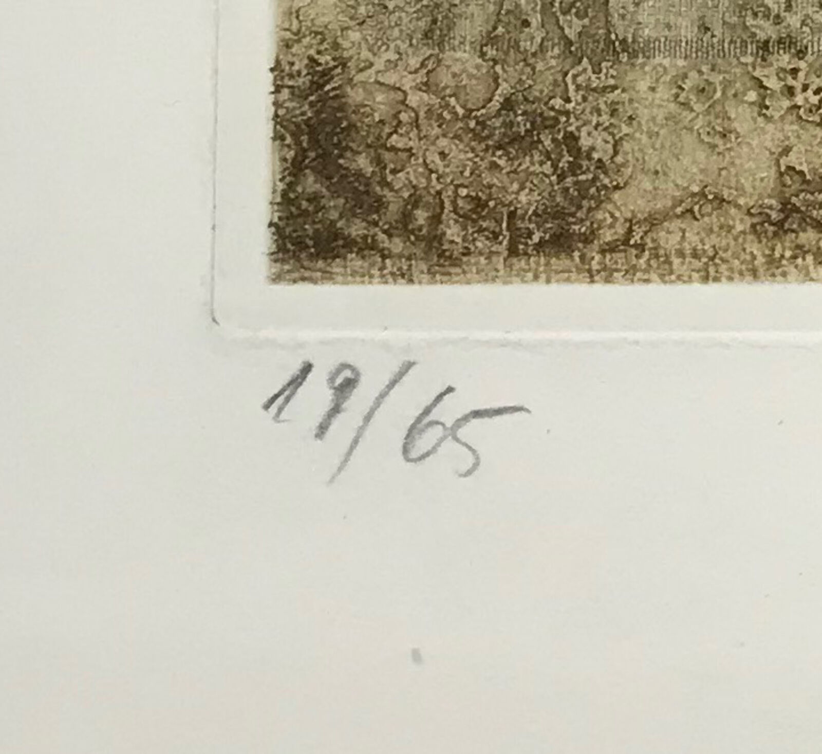 Artwork by Johnny Friedlaender, FRE SOLEOL BLEU, Made of Etching 