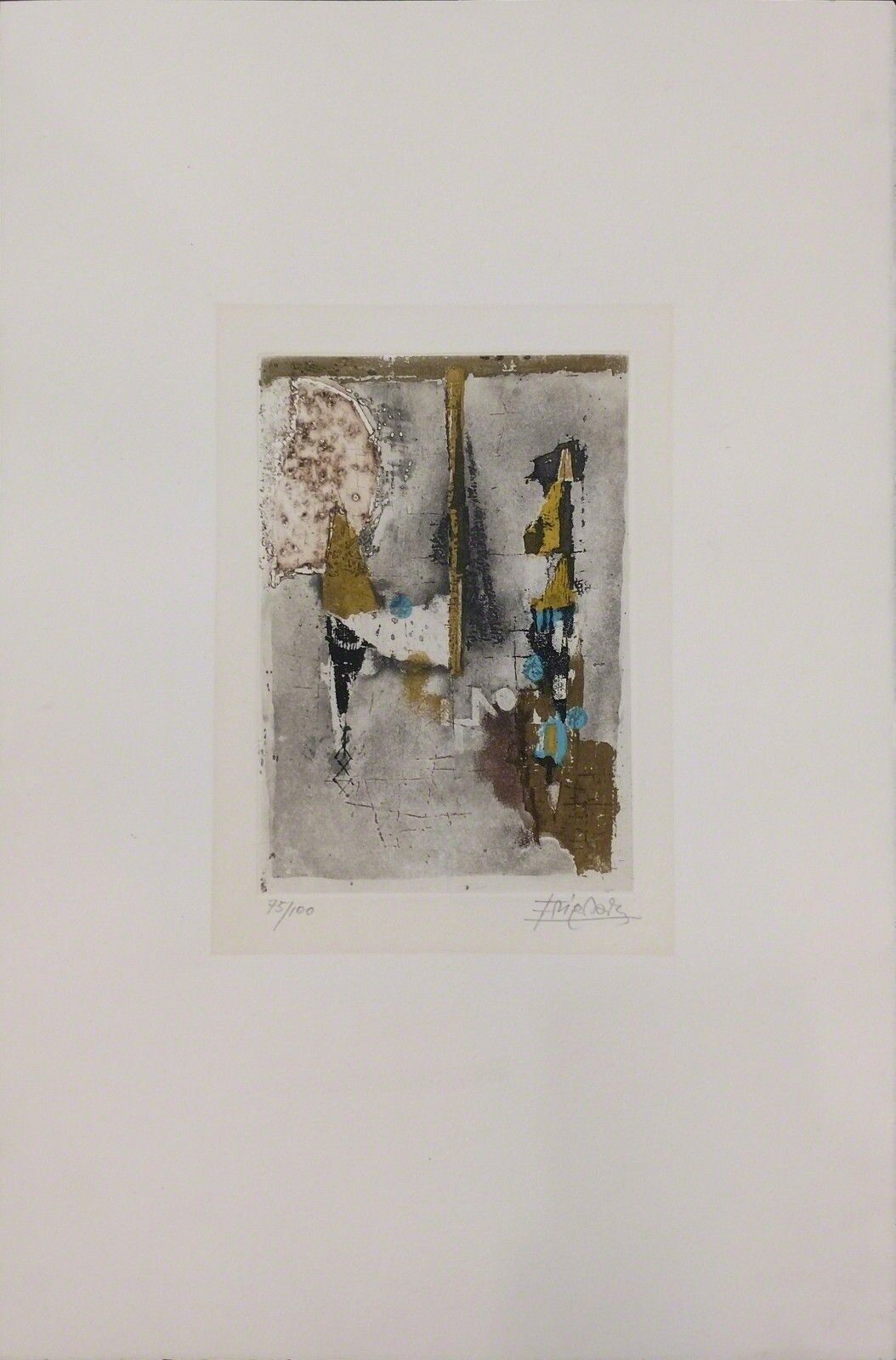 Artwork by Johnny Friedlaender, UNKNOWN TITLE, Made of Etching 