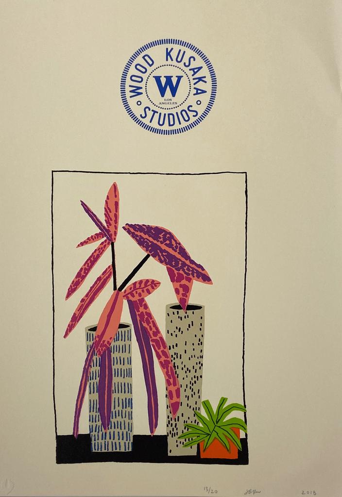 Notepad Doodle 3 (State II) by Jonas Wood, 2018