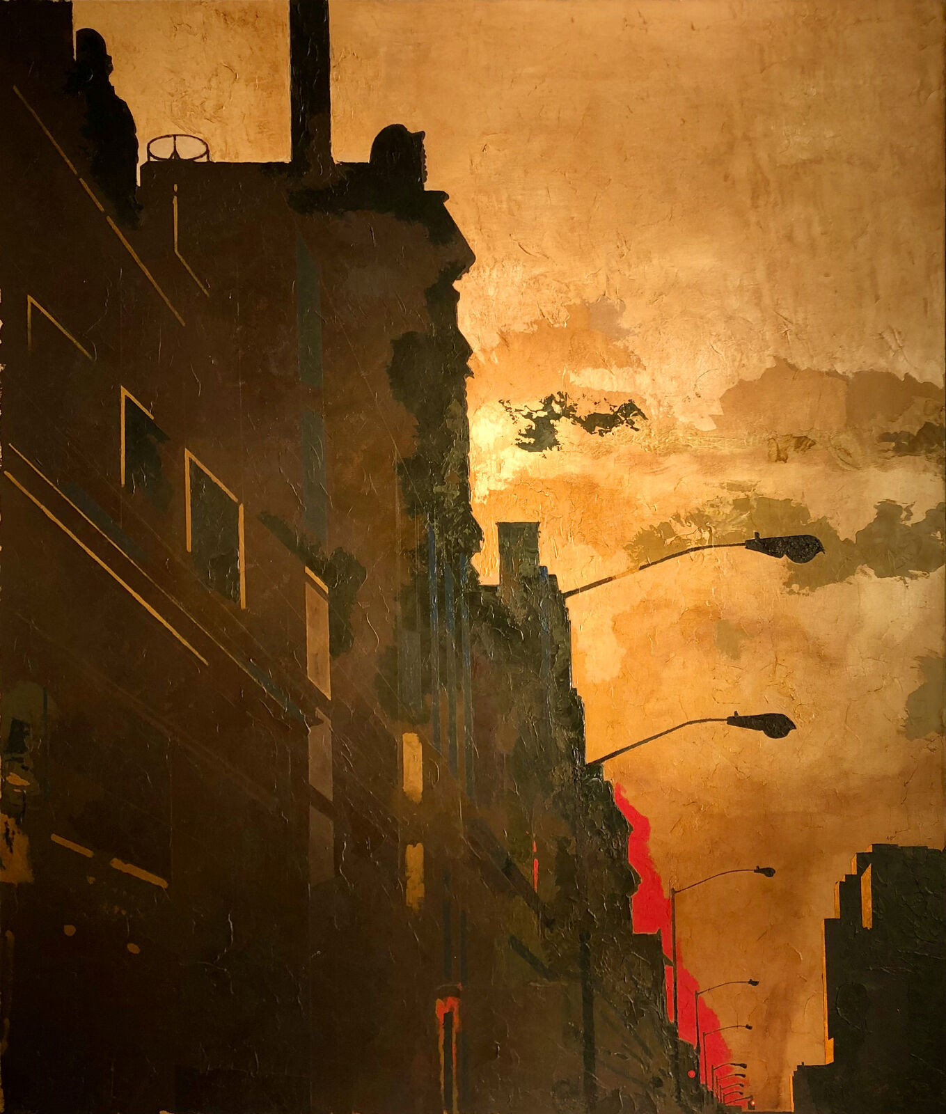 Artwork by Jorge José Carmelo Castillo Casalderrey, 23rd street, New York, Made of Oil on canvas 