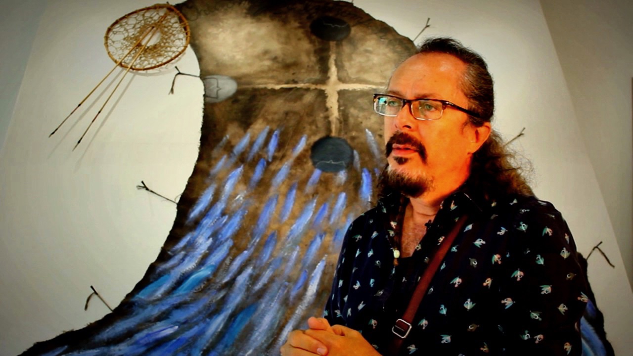 Artwork by José Bedia, Diosa Planta, Made of Mixed Media On Paper 