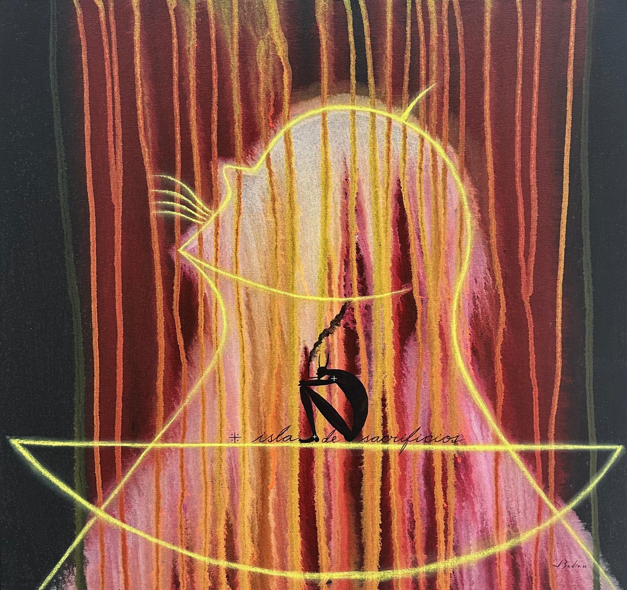 Isla de Sacrificios by José Bedia, 2008