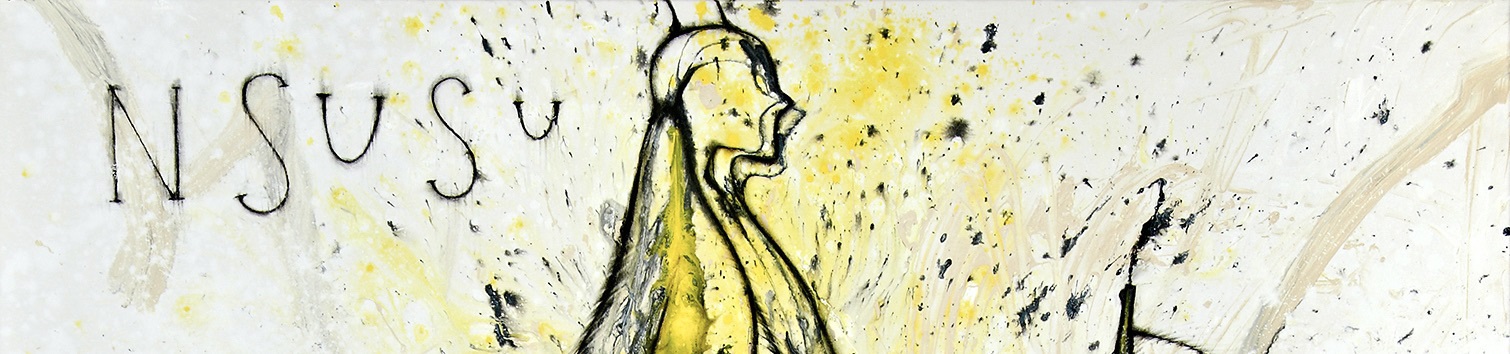 Artwork by José Bedia, Nsusu, Made of Acrylic On Canvas 