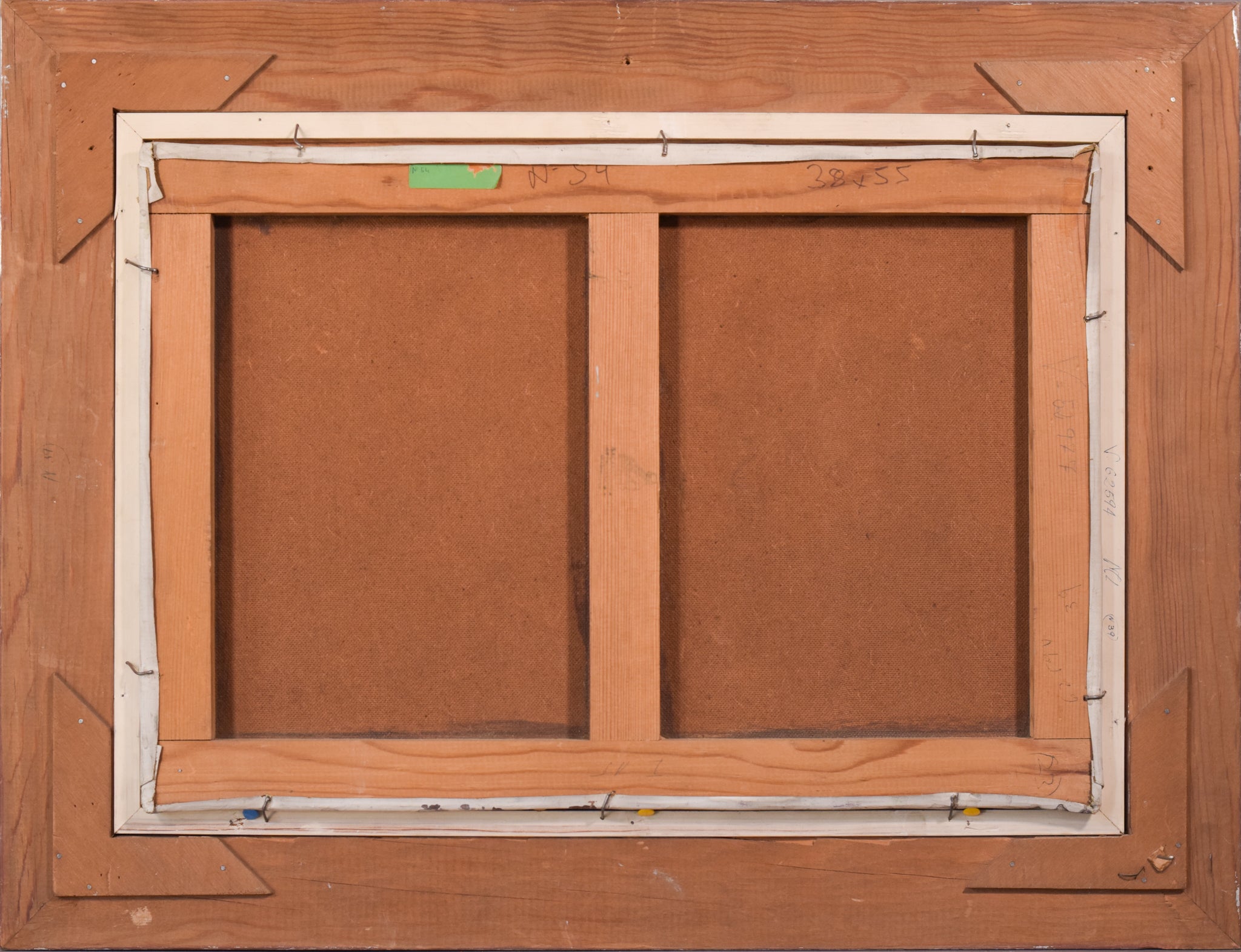 A painting of a bridge over a body of water.