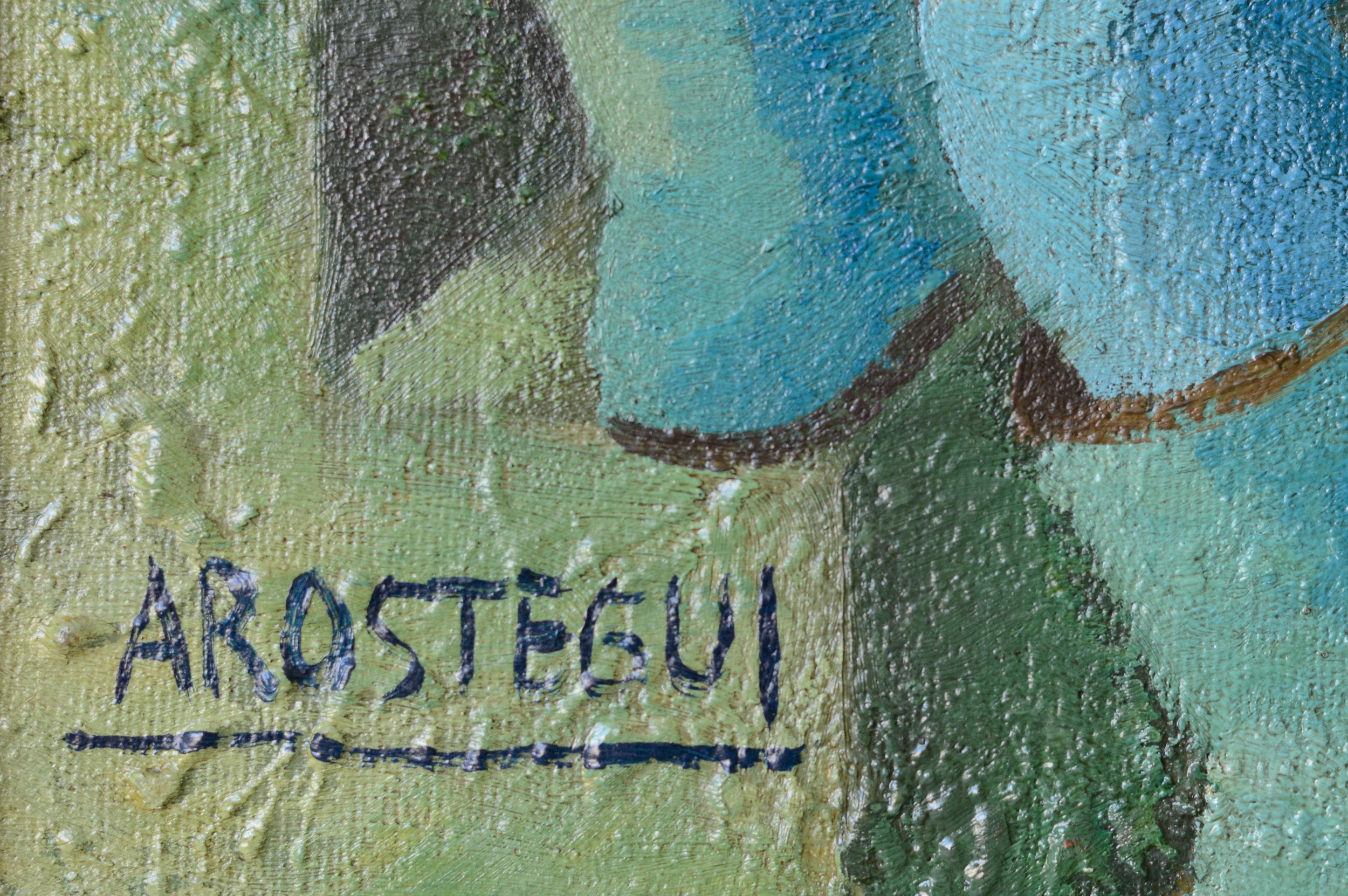 Artwork by José Ramón Arostegui, Two Fishermen, Made of Oil on canvas 