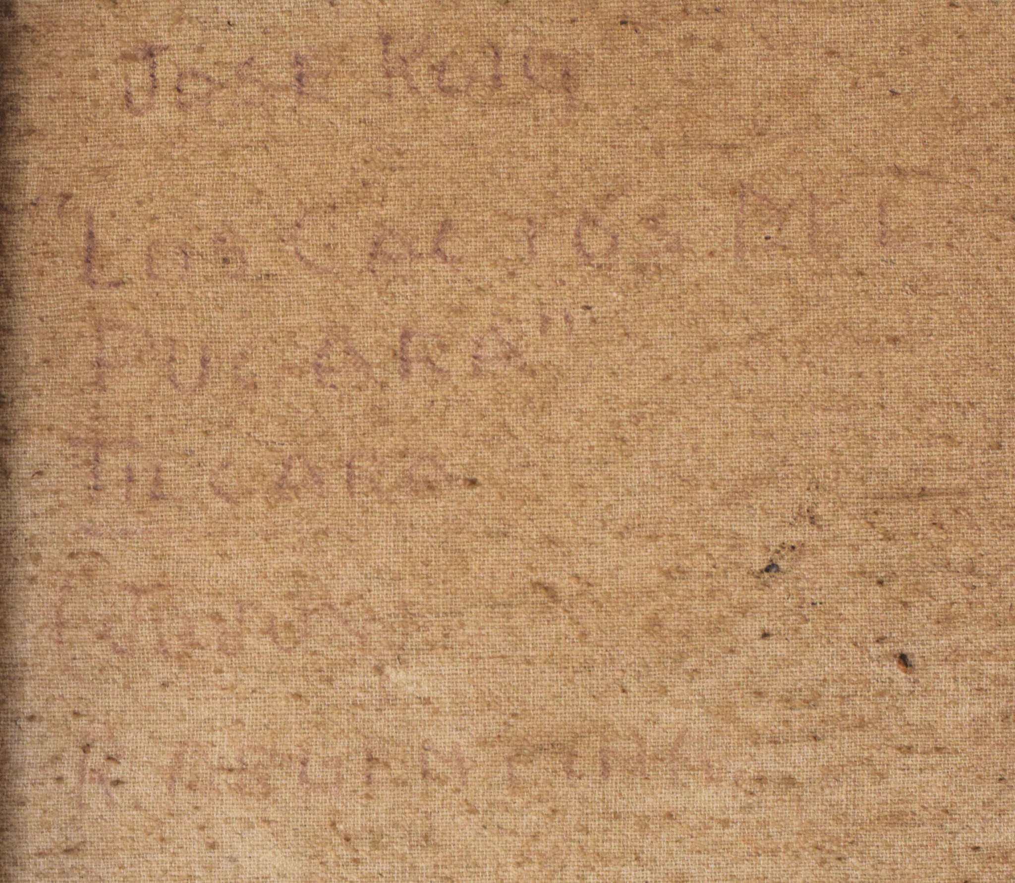 A painting of a group of people walking through a desert.