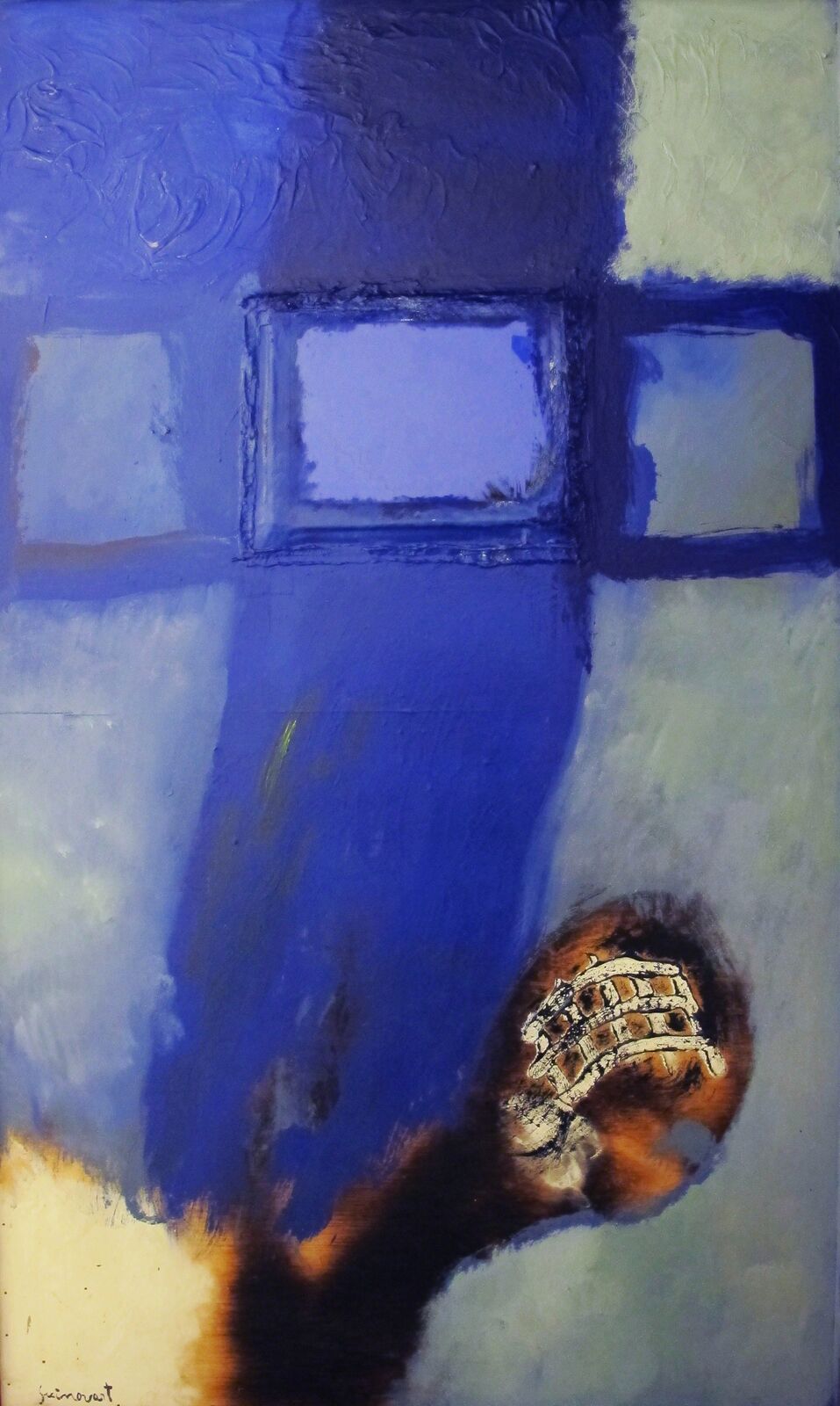 Blau de vidre by Josep Guinovart, 1993