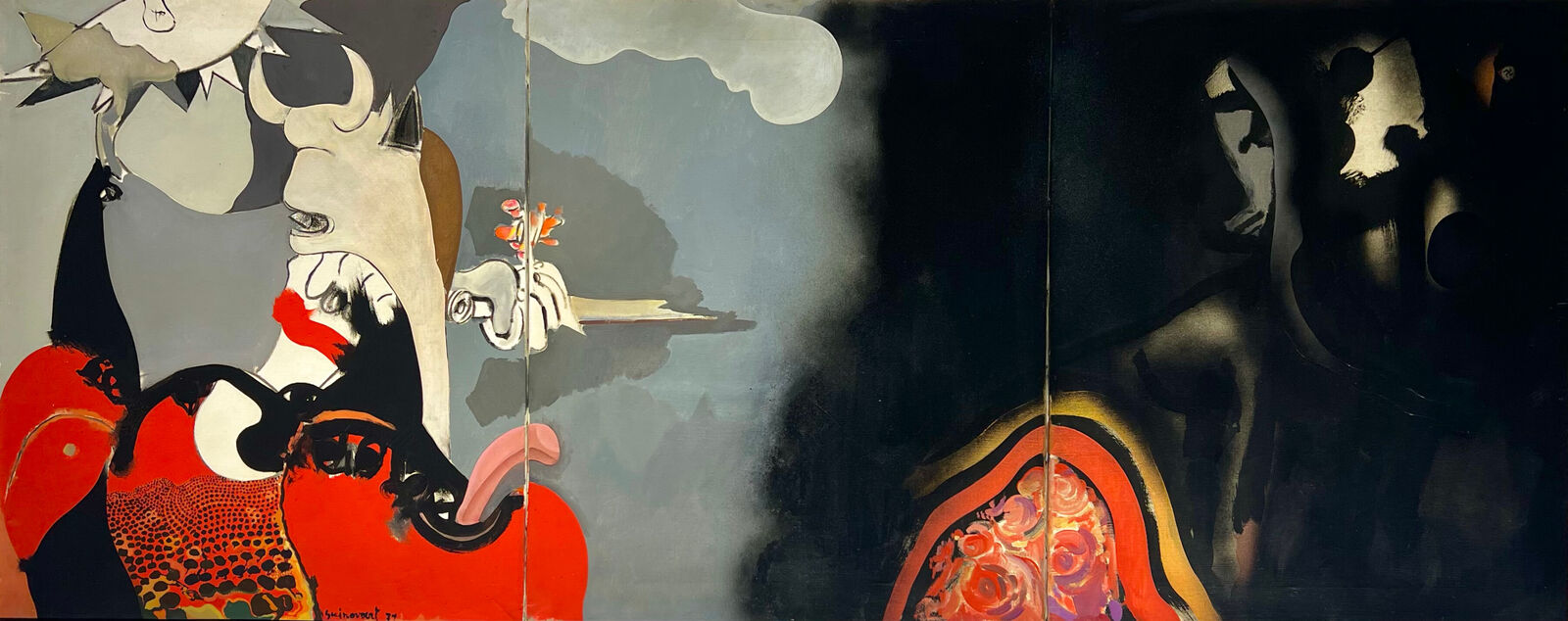 Homenatge a Picasso by Josep Guinovart, 1979