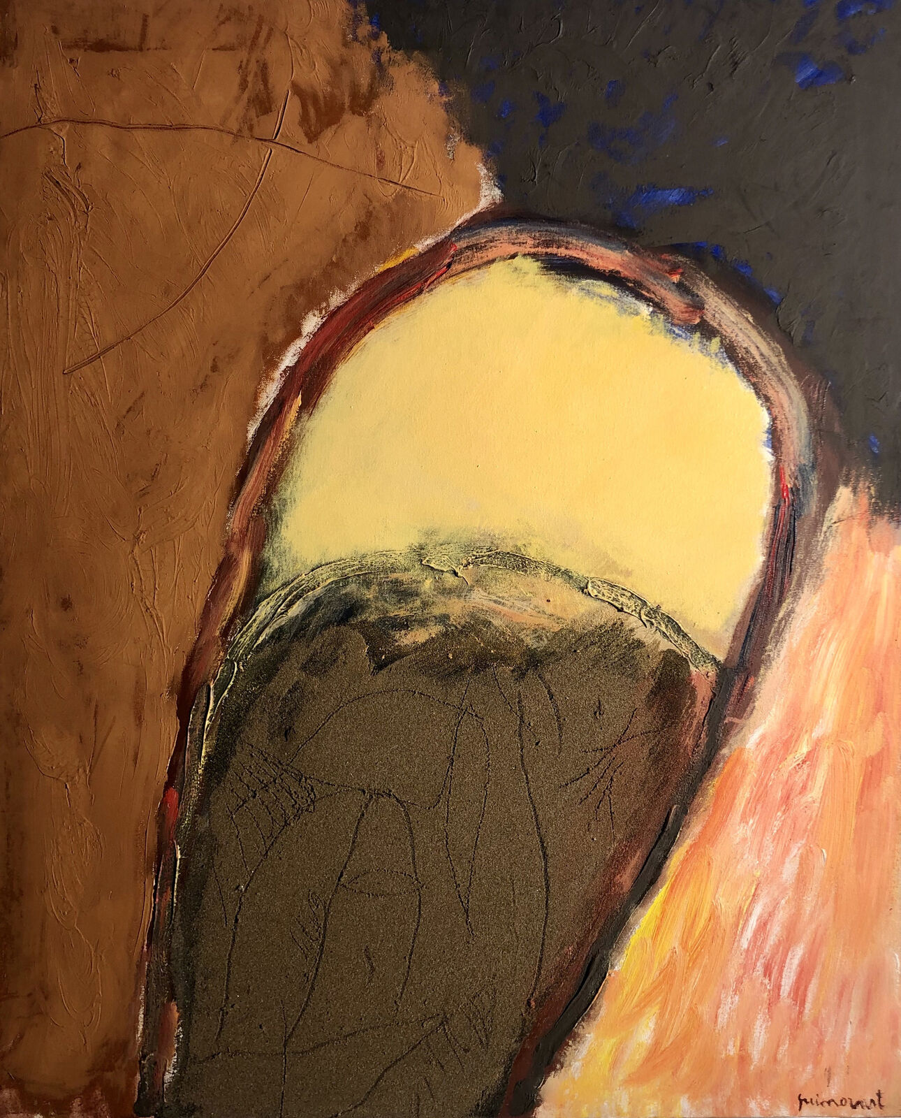 Llum i sorra by Josep Guinovart, circa 1995