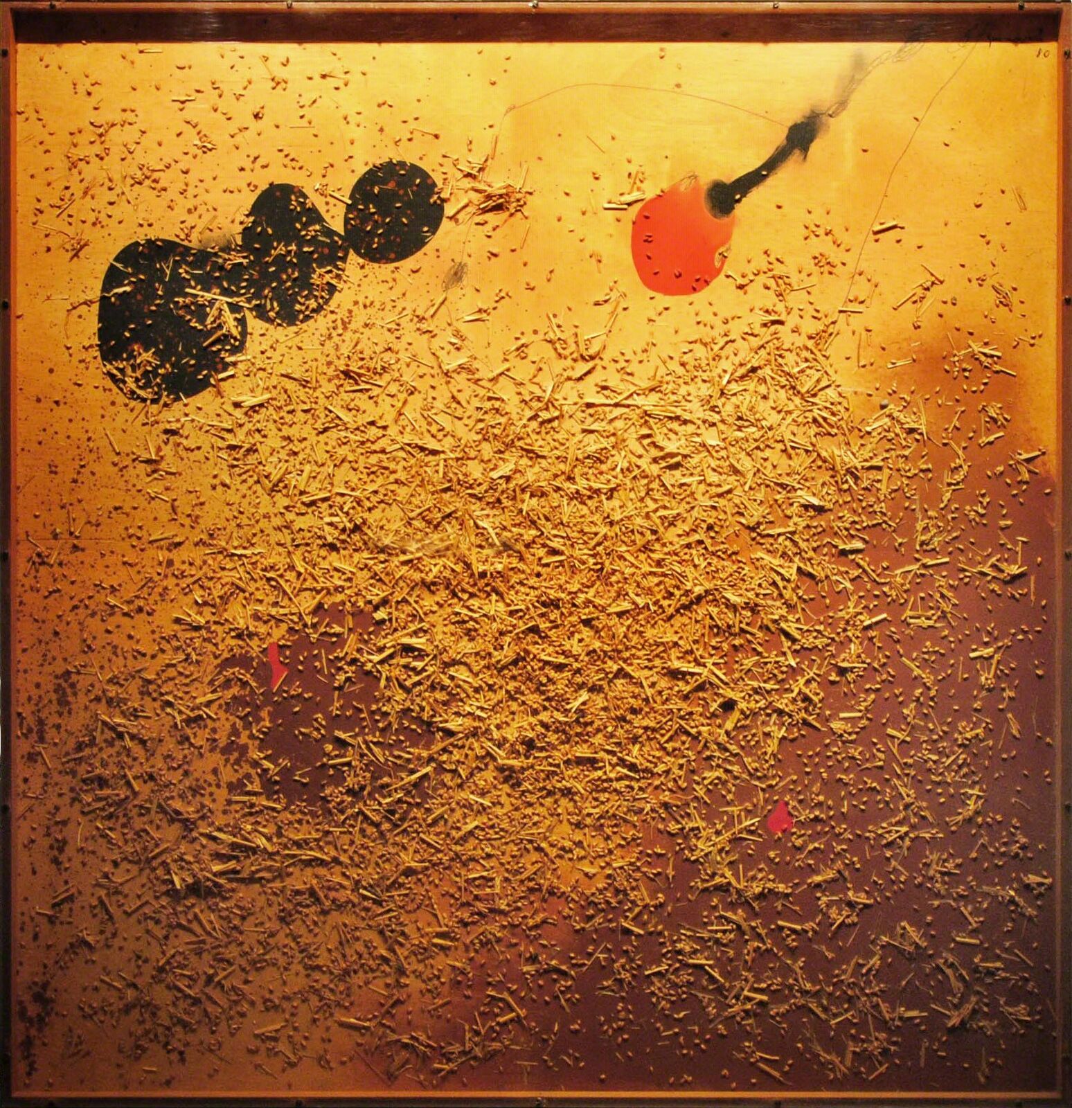 Artwork by Josep Guinovart, Untitled, Made of Mixed media on board 