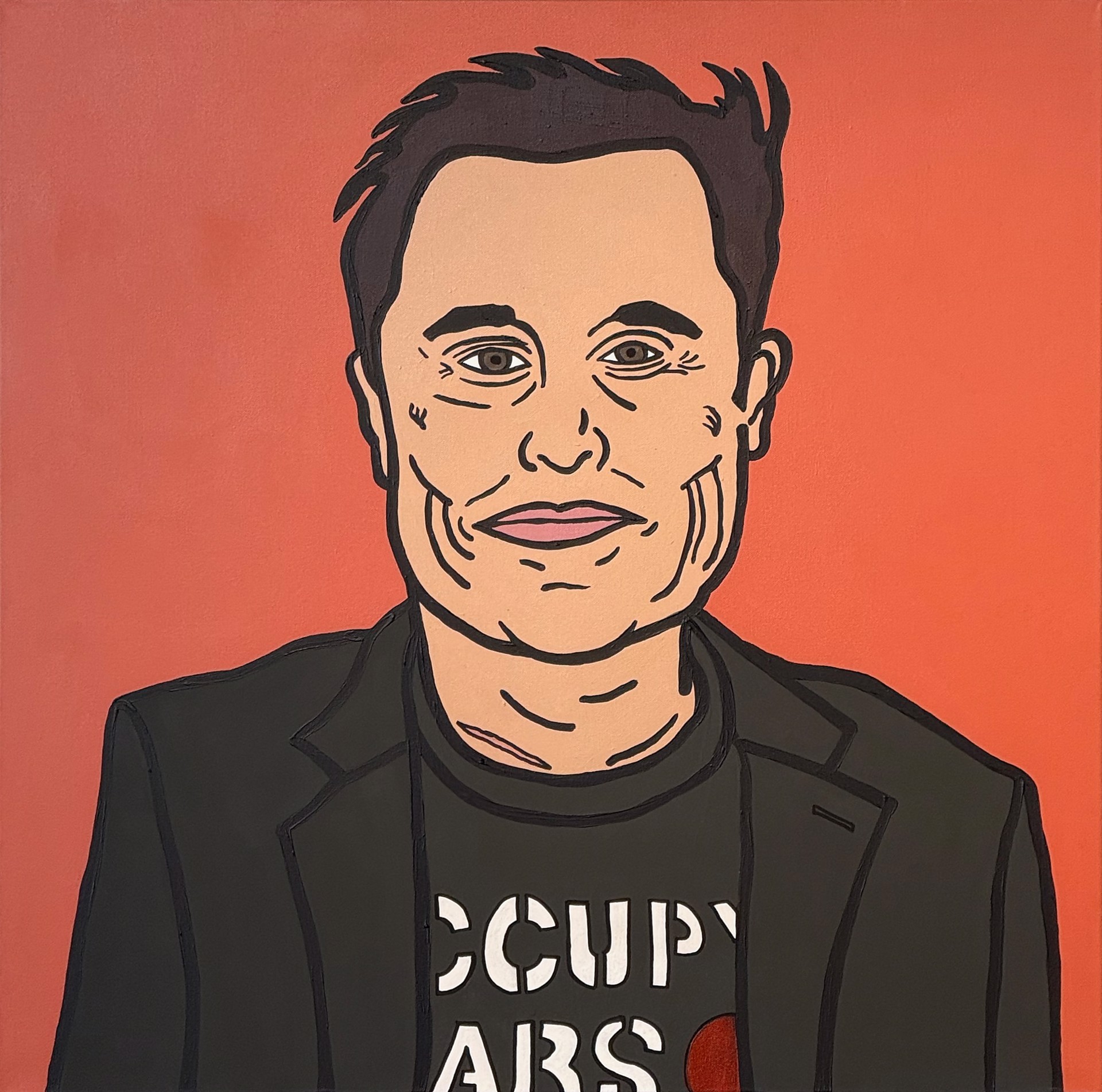 Tesla’s Elon Musk by Joshua Blue, 2025