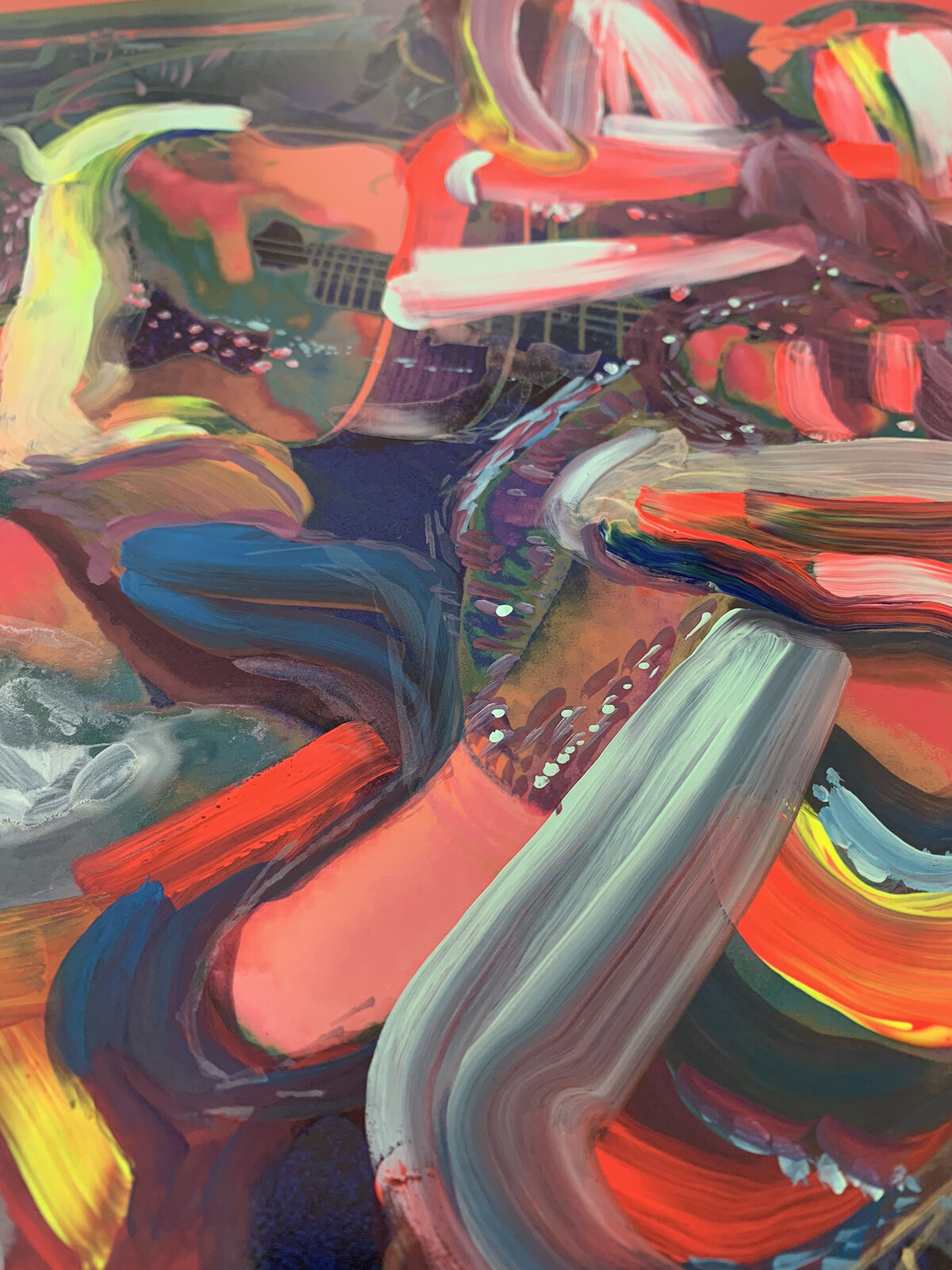 Artwork by Joshua Dildine, Serenade, Made of Acrylic and pen on photograph 