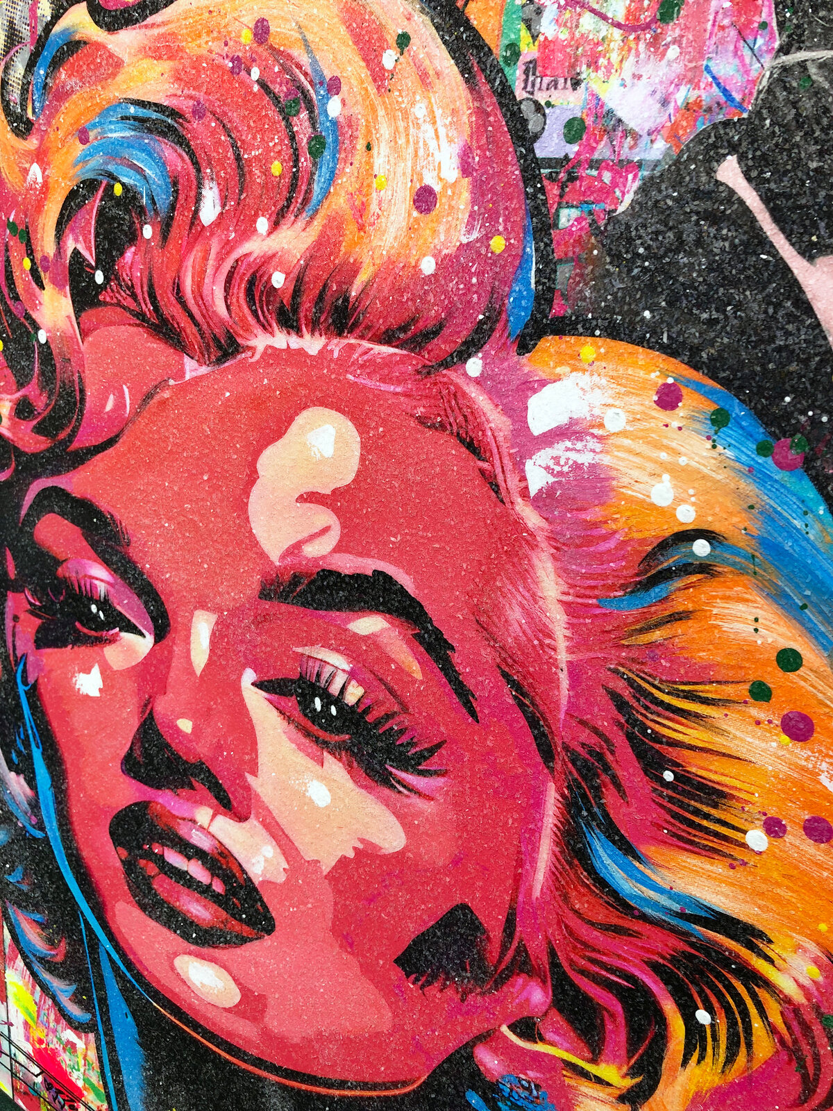 A painting of a woman with a butterfly on her head.