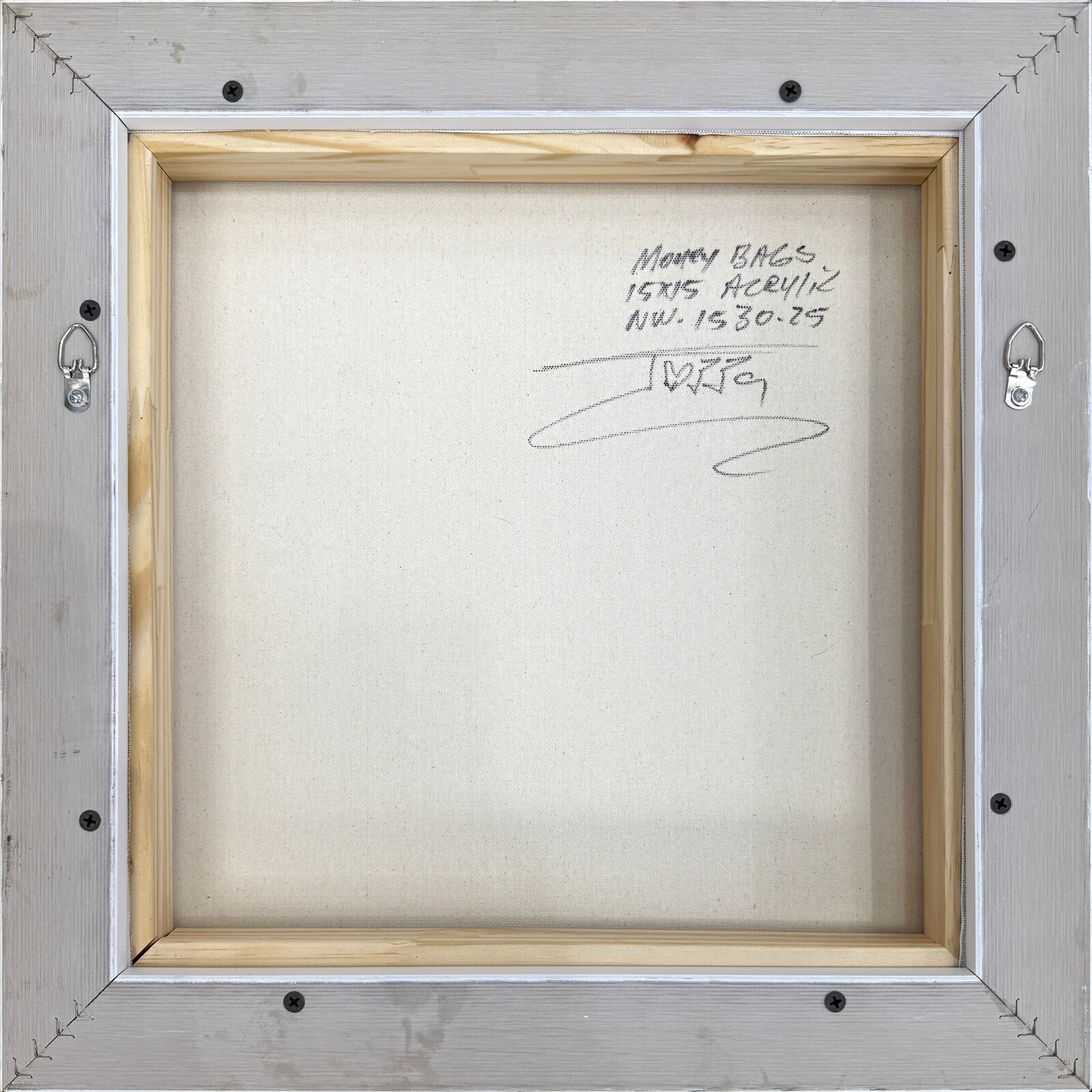 A painting of a man in a top hat and a woman in a blue dress.