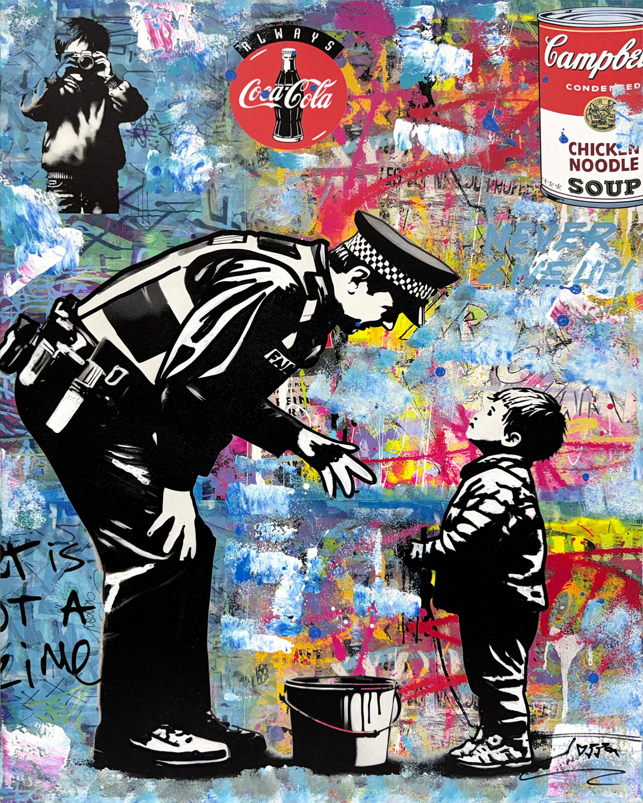 Never Give Up!  by Jozza, 2025