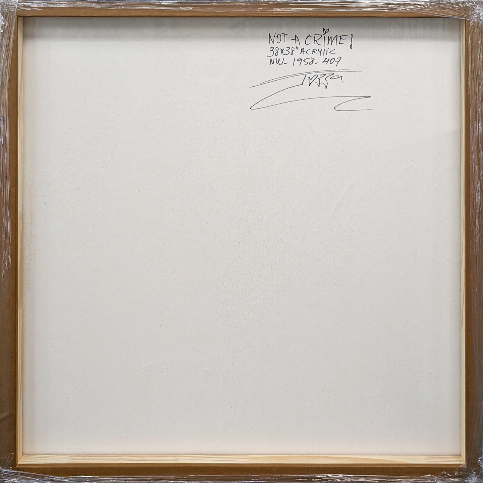 Artwork by Jozza, Not A Crime! (Mickey Mouse), Made of Acrylic On Canvas 