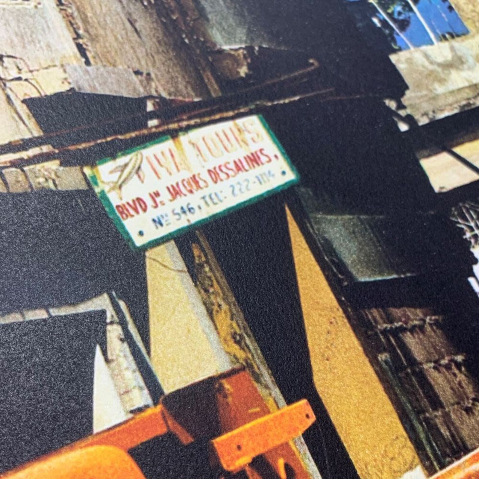 Artwork by JR, Inside Out, Haiti, Made of 20 colors lithograph on white paper BFK Rives - 300 grams 