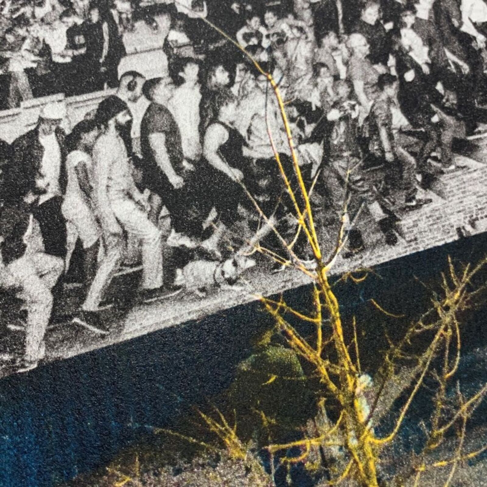 Artwork by JR, The Chronicles of New York City, Domino Park, USA, Made of 20 colors lithograph on white paper BFK Rives - 300 grams 