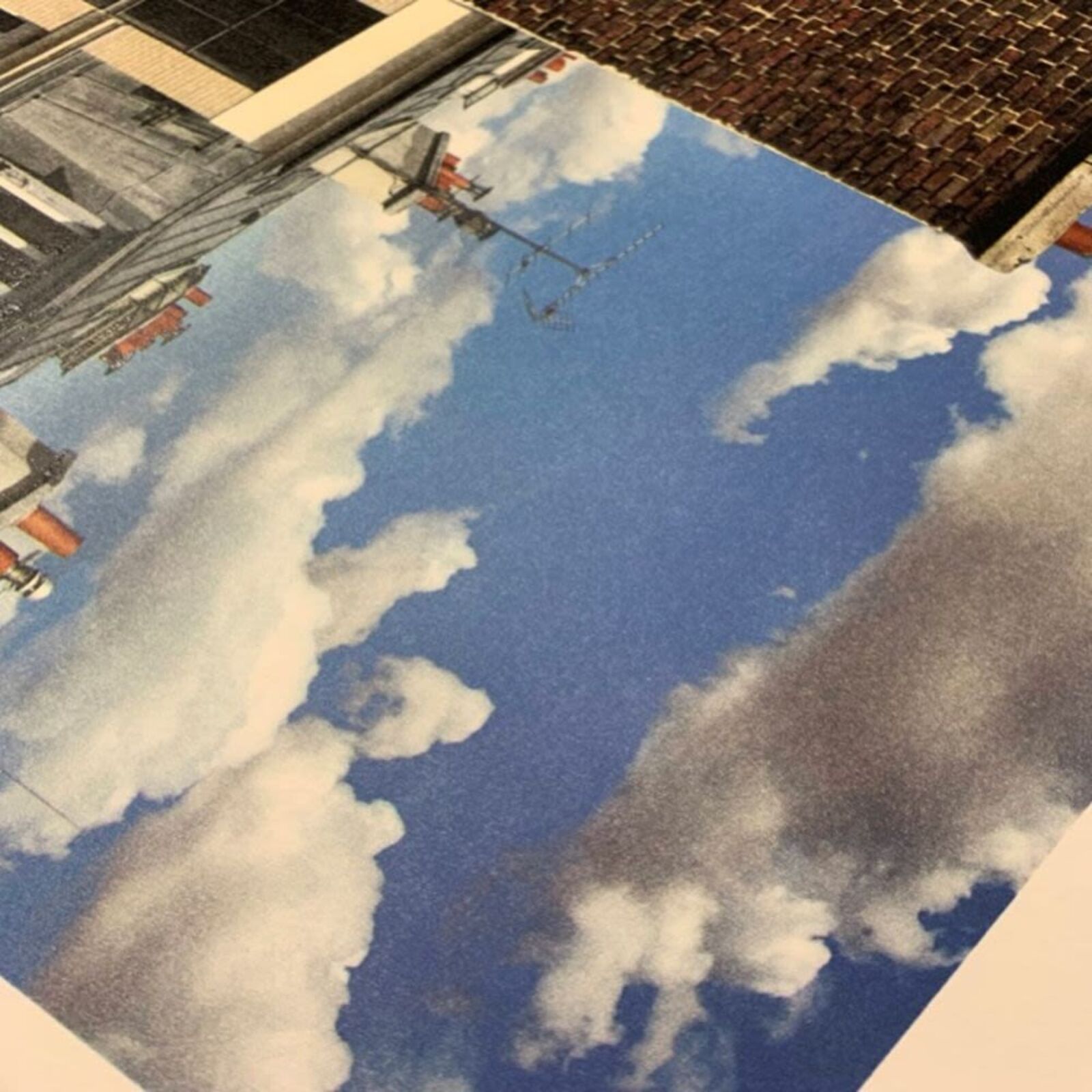 Artwork by JR, Unframed, Charlie Chaplin revu par JR, The Kid, Charlie Chaplin & Jackie Coogan, USA, 1923, de jour Paris, Made of 16 colors lithograph printed on Marinoni machine, White paper BFK Rives - 300 grammes 