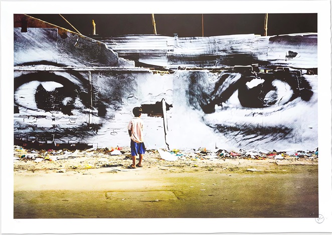 Action in Phnom Penh, Peng Panh, Cambodia by JR, 2011