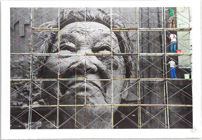 Action in Shanghai, Shi Li, work in progress, Chine, 2010 by JR, 2012