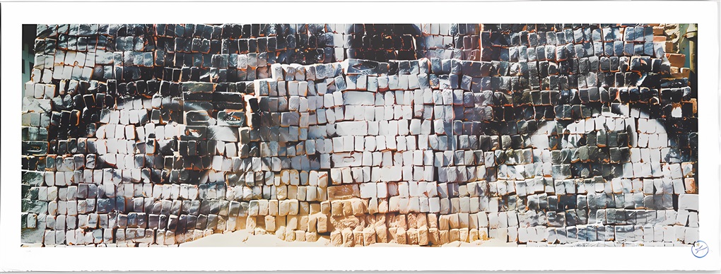 Eyes on bricks, New Delhi, Inde, 2009 by JR, 2011
