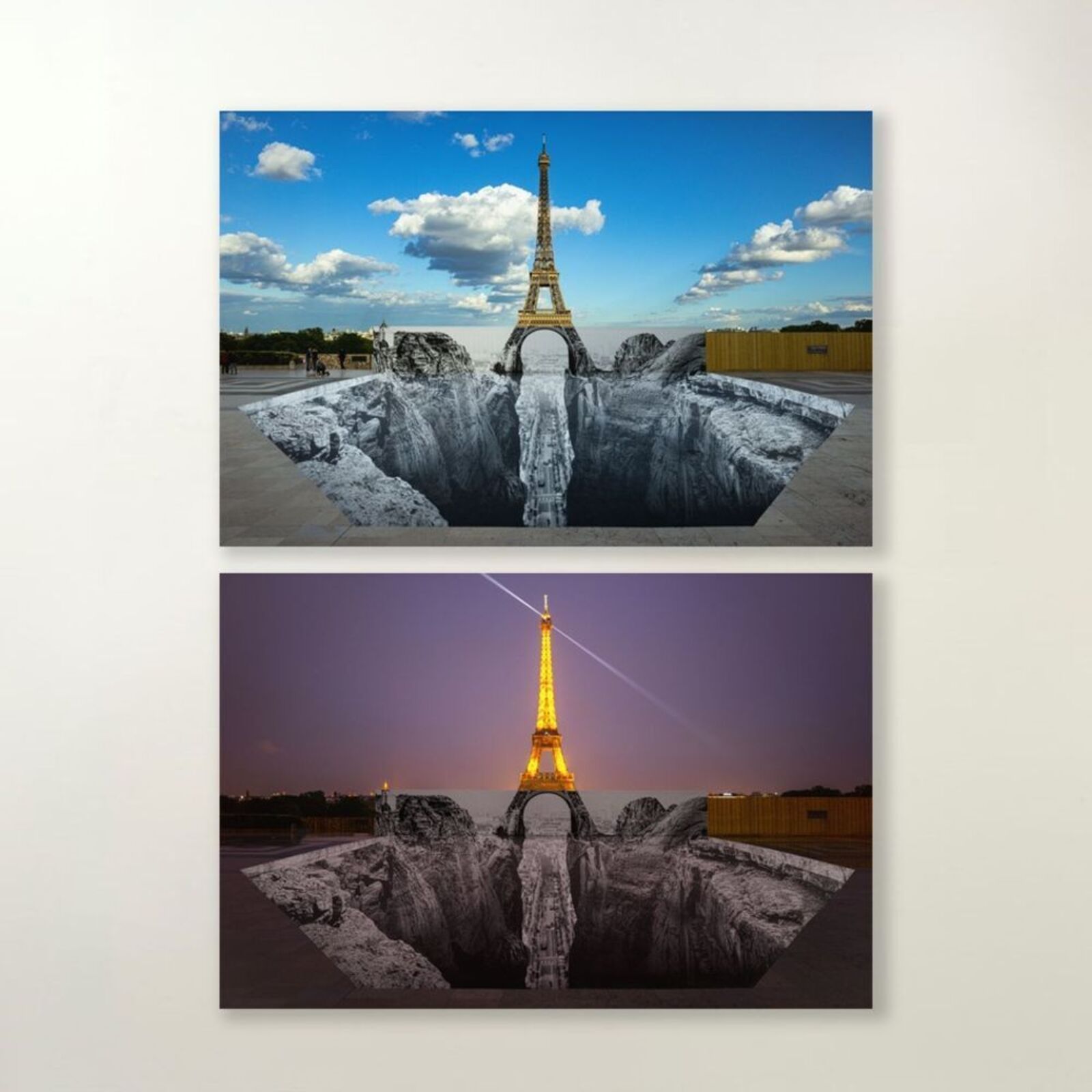 Trompe l'oeil, Les Falaises du Trocadéro (Set of 2)