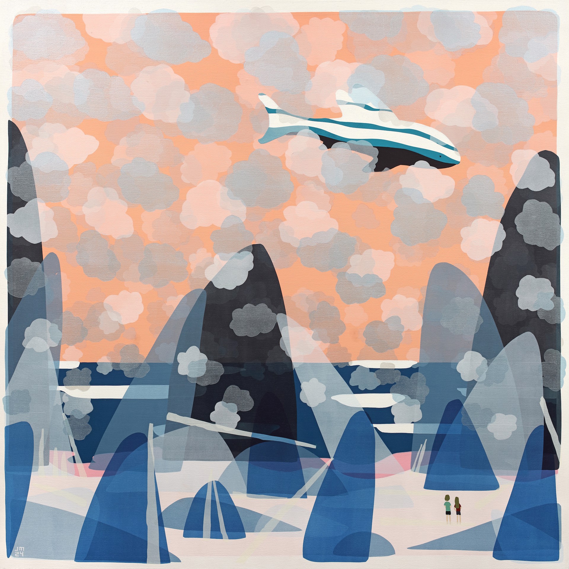 Big Cove, Fish Kite by Jude Morales, 2024