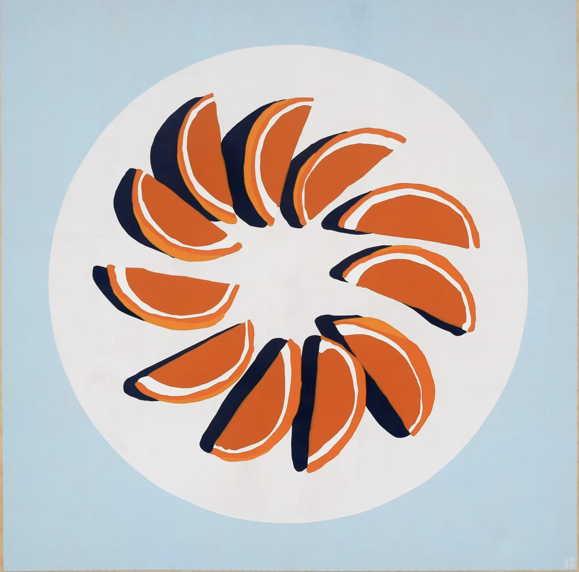 Orange/Sliced Print by Jude Morales, 2020