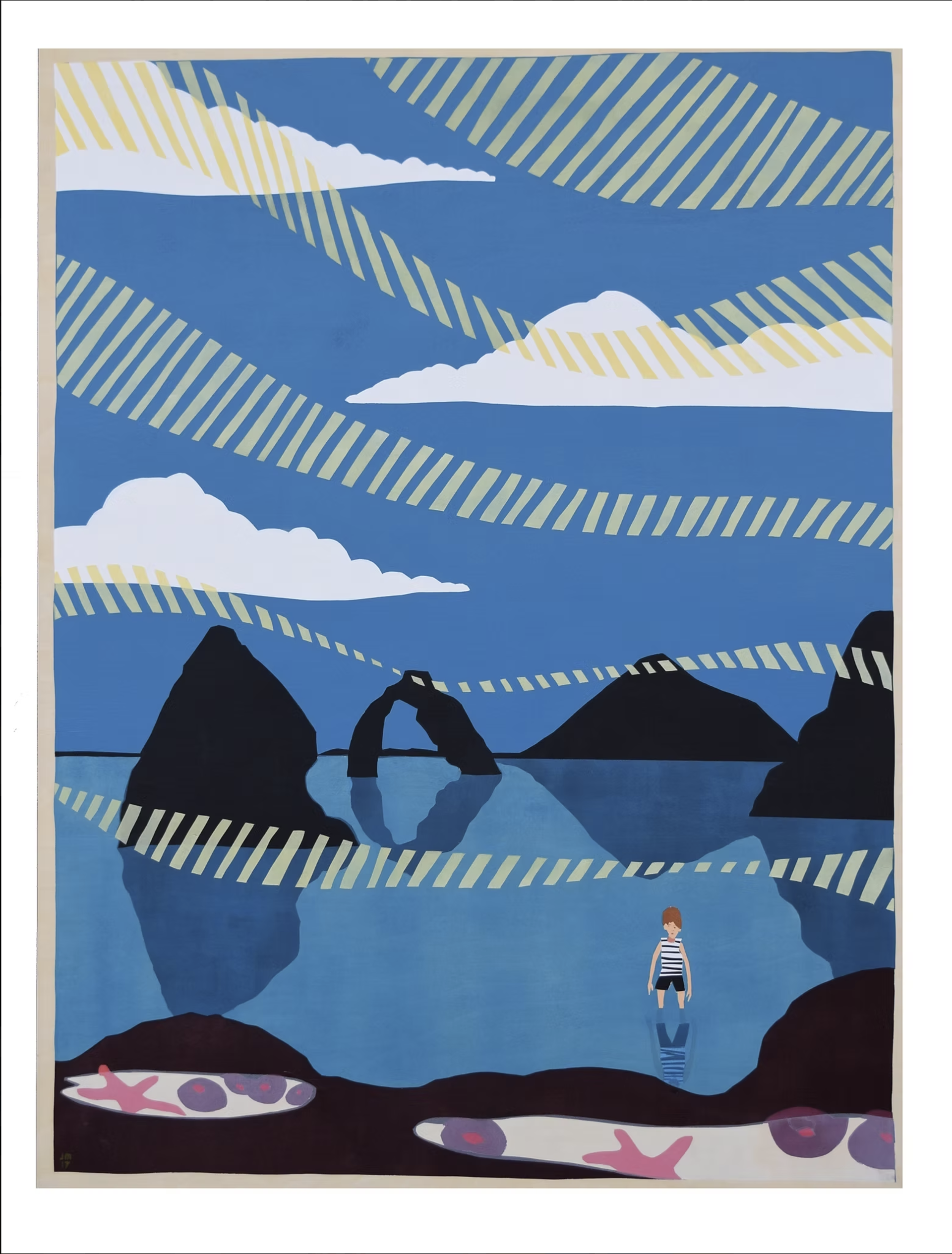 Oregon Coast Breeze Print by Jude Morales, 2025