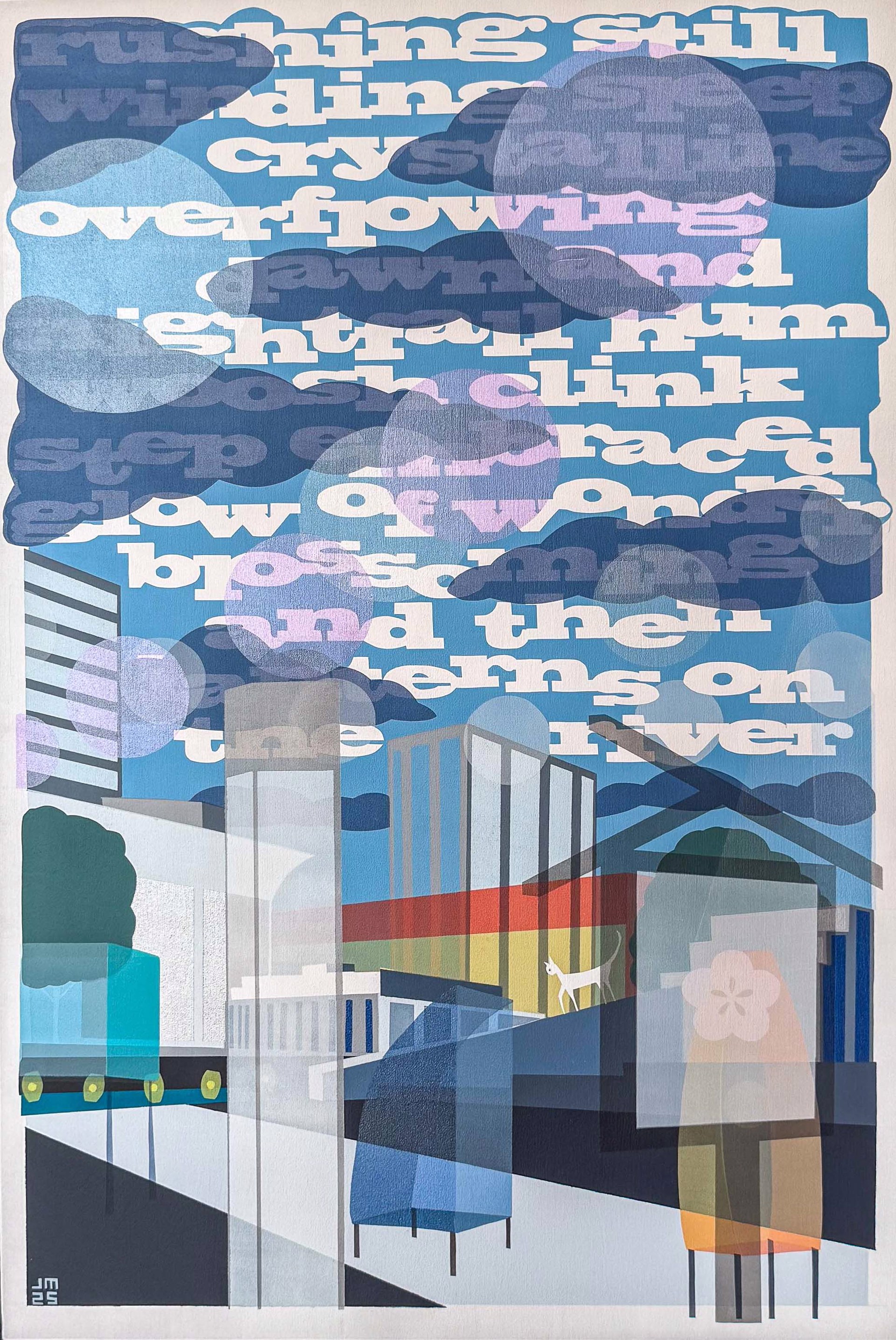 Sky Poem (3) by Jude Morales, 2025