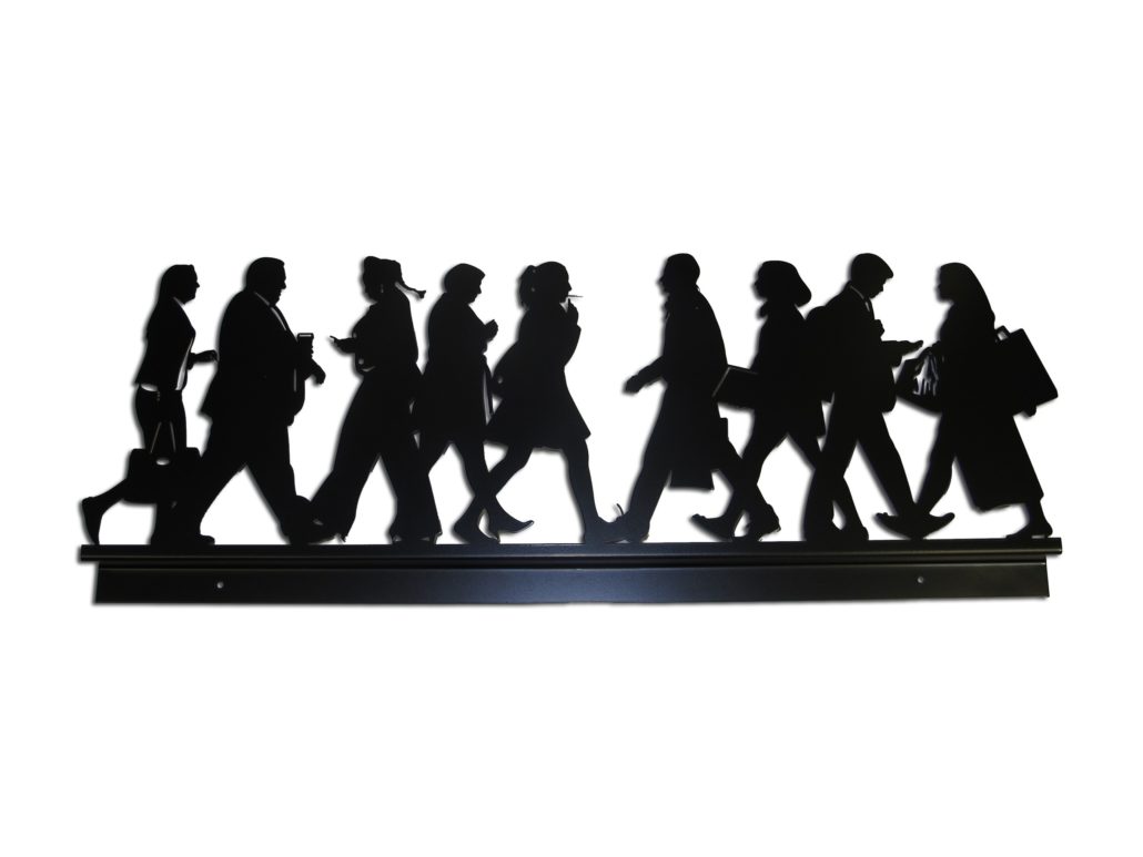 City Walkers 2 by Julian Opie, 2014