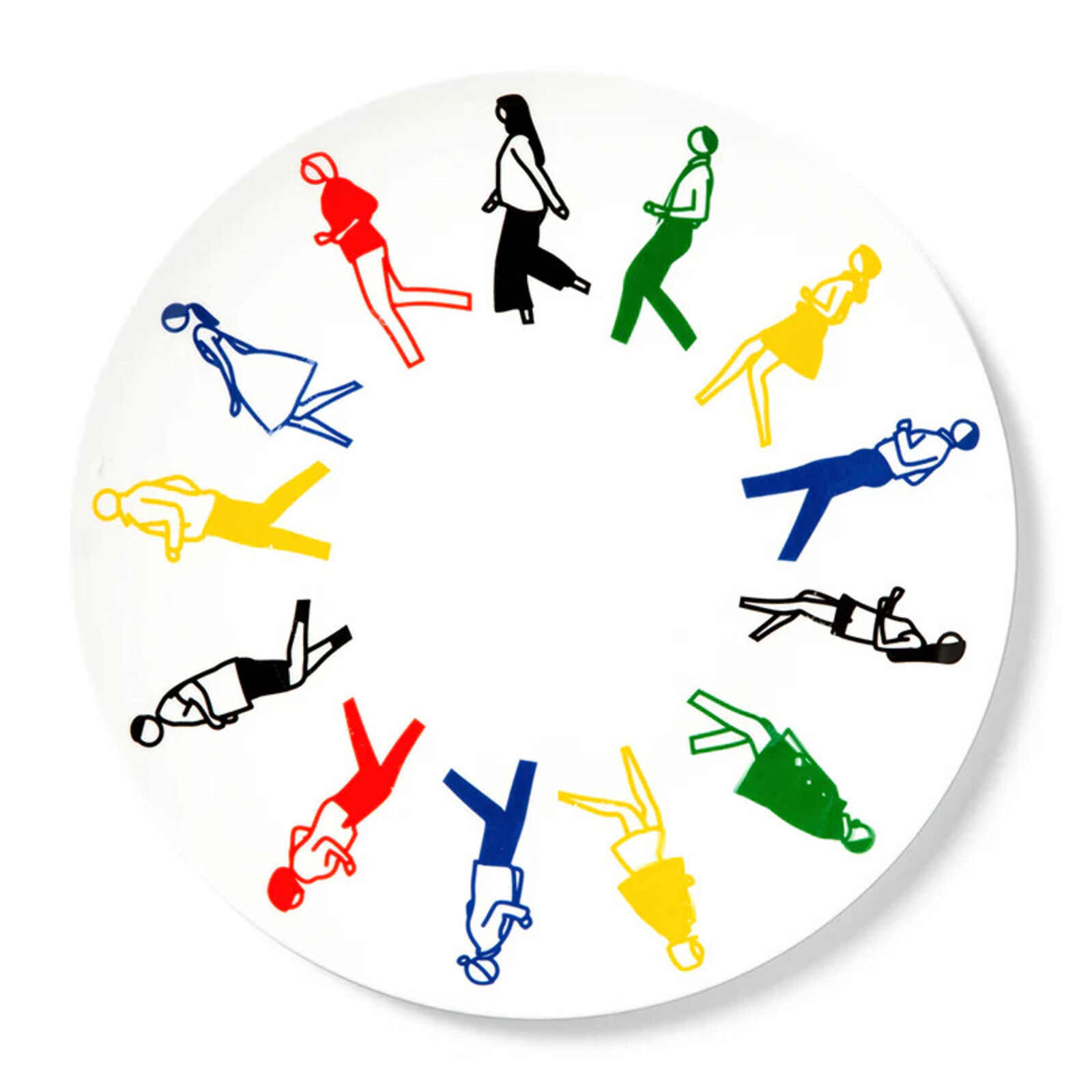 Running Plate, 2020 by Julian Opie, 2020