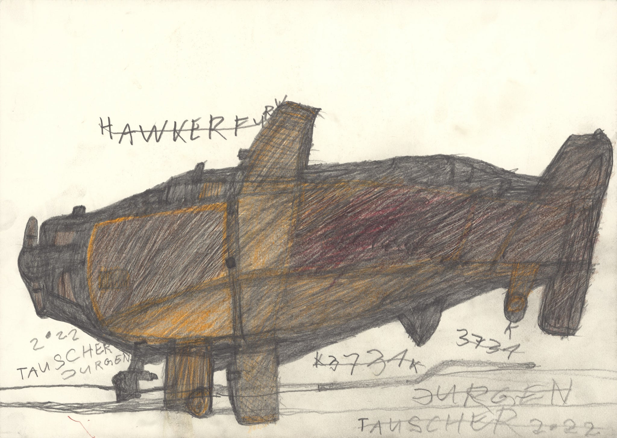 Airplane by Jürgen Tauscher, 2022