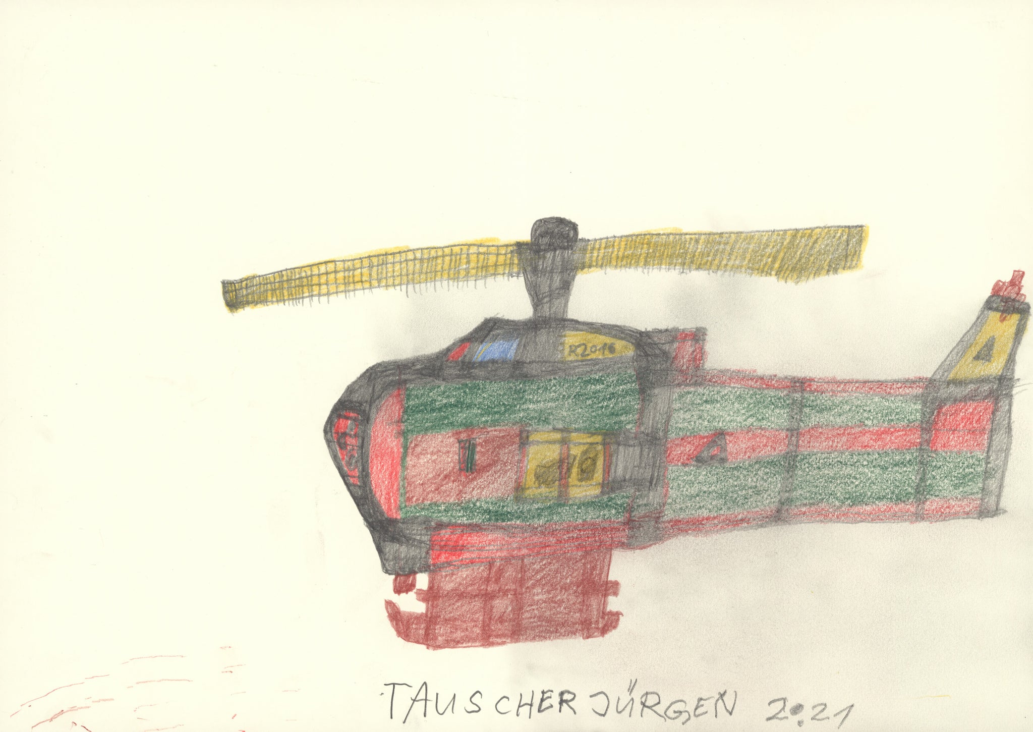 Helicopter by Jürgen Tauscher, 2021