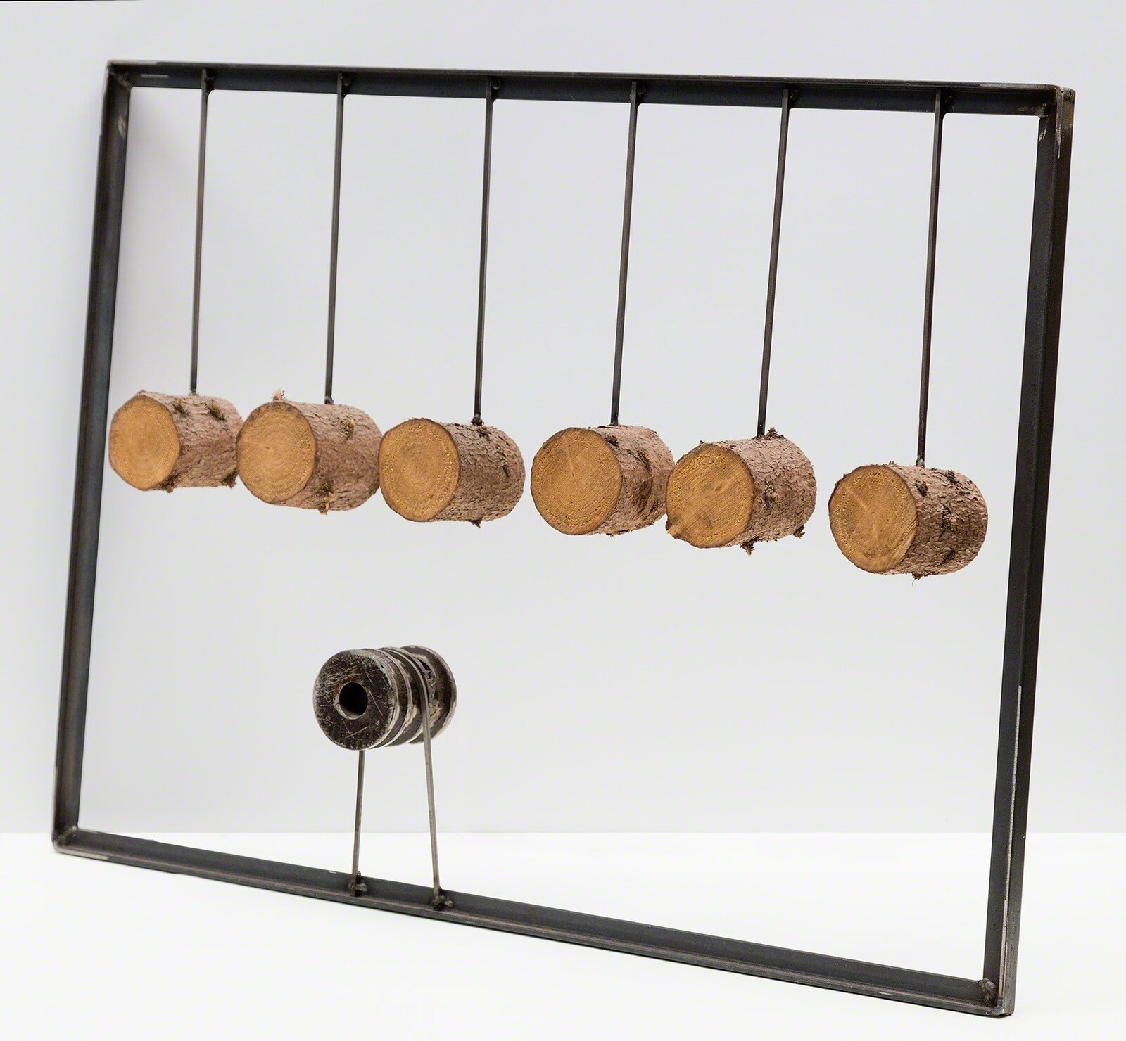 Artwork by Justin Peyser, Inclusion 2, Made of Steel and Wood 