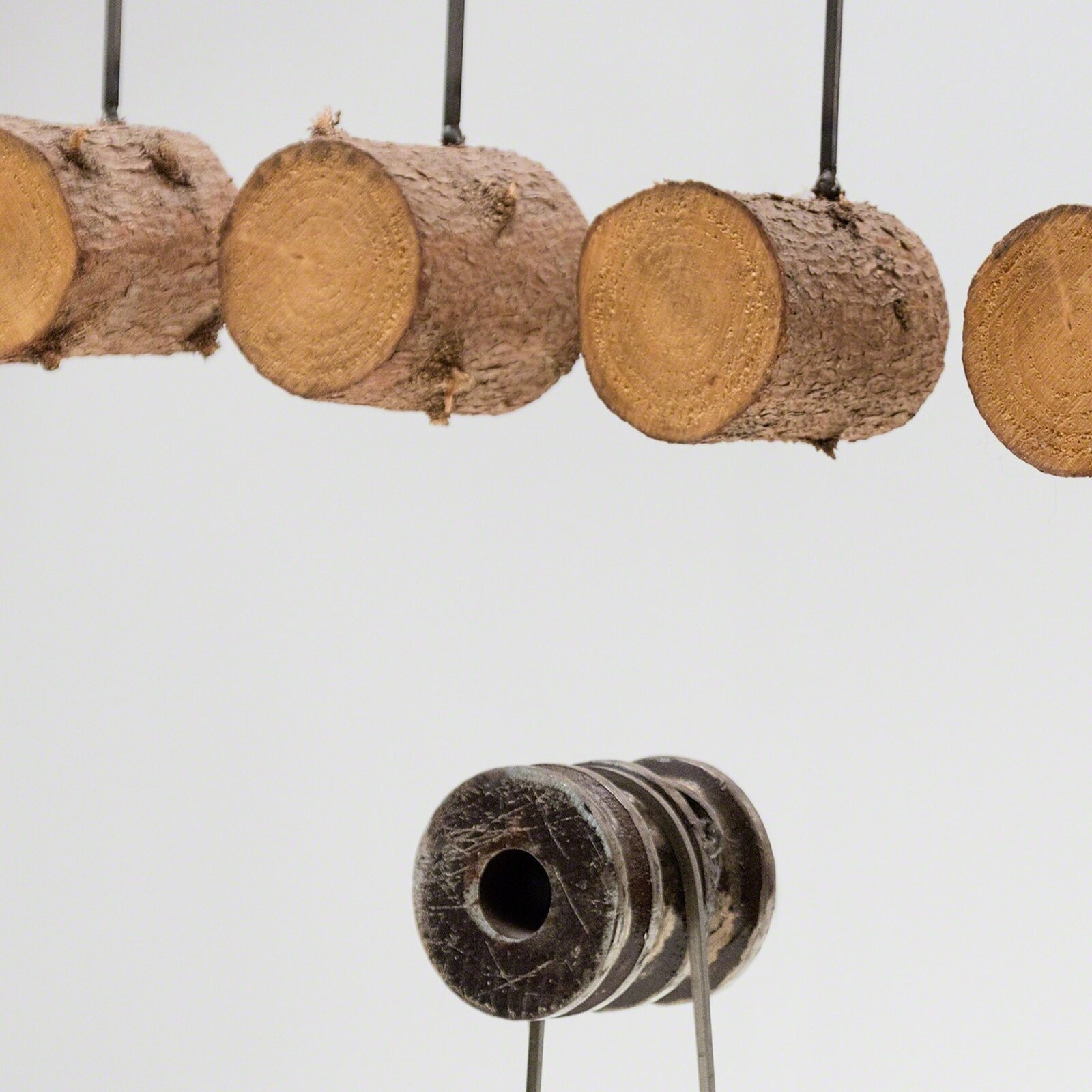 Artwork by Justin Peyser, Inclusion 2, Made of Steel and Wood 