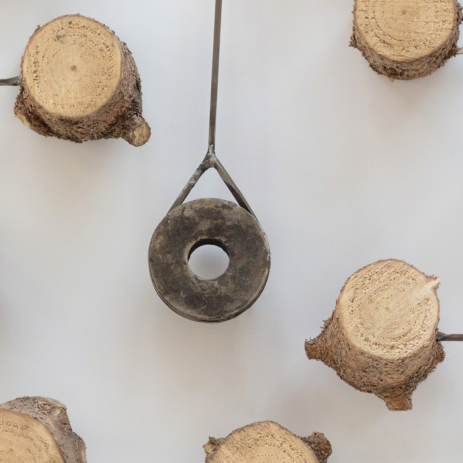Artwork by Justin Peyser, Inclusion 3, Made of Steel and Wood 