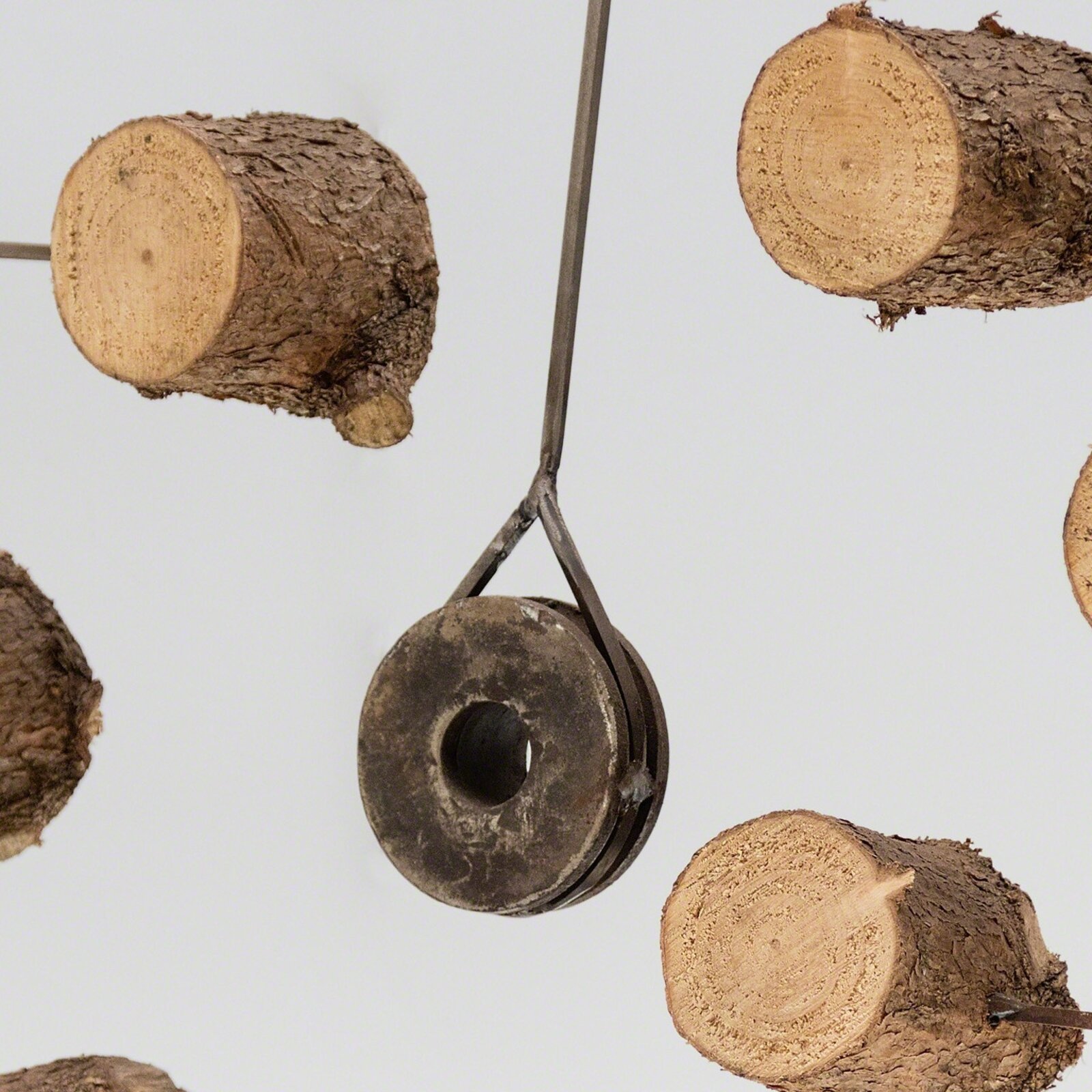 Artwork by Justin Peyser, Inclusion 3, Made of Steel and Wood 