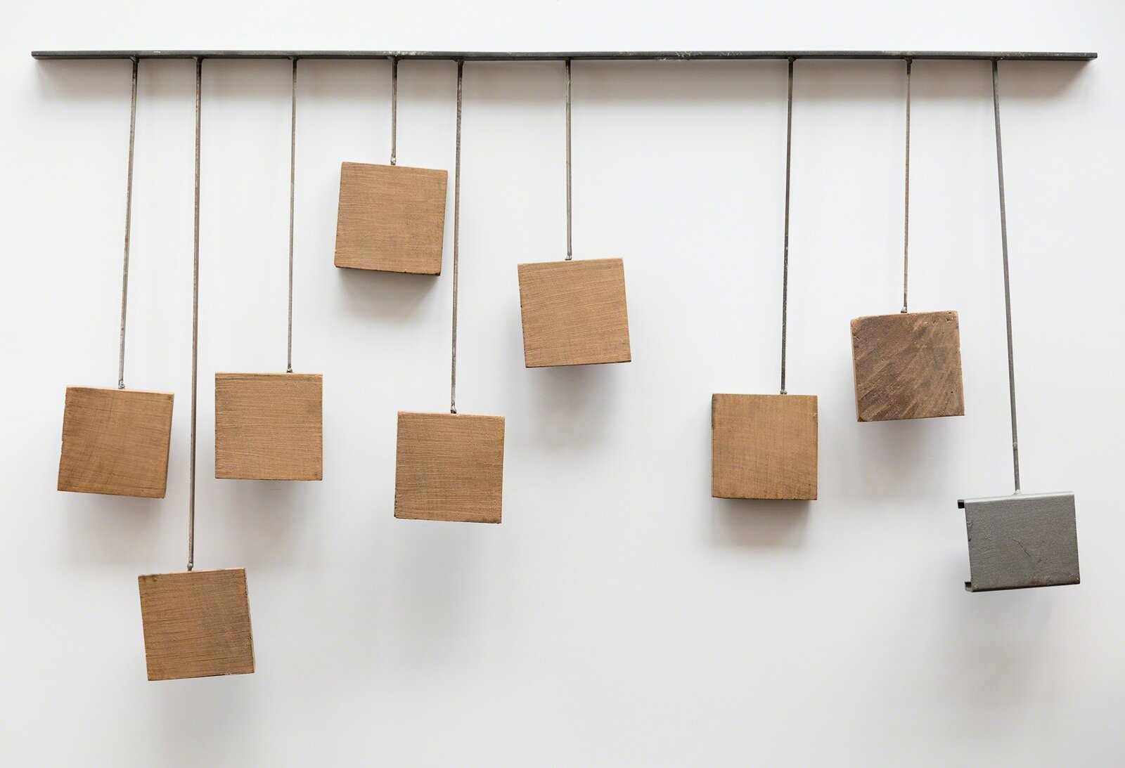 Artwork by Justin Peyser, Inclusion 6, Made of Steel and Wood 