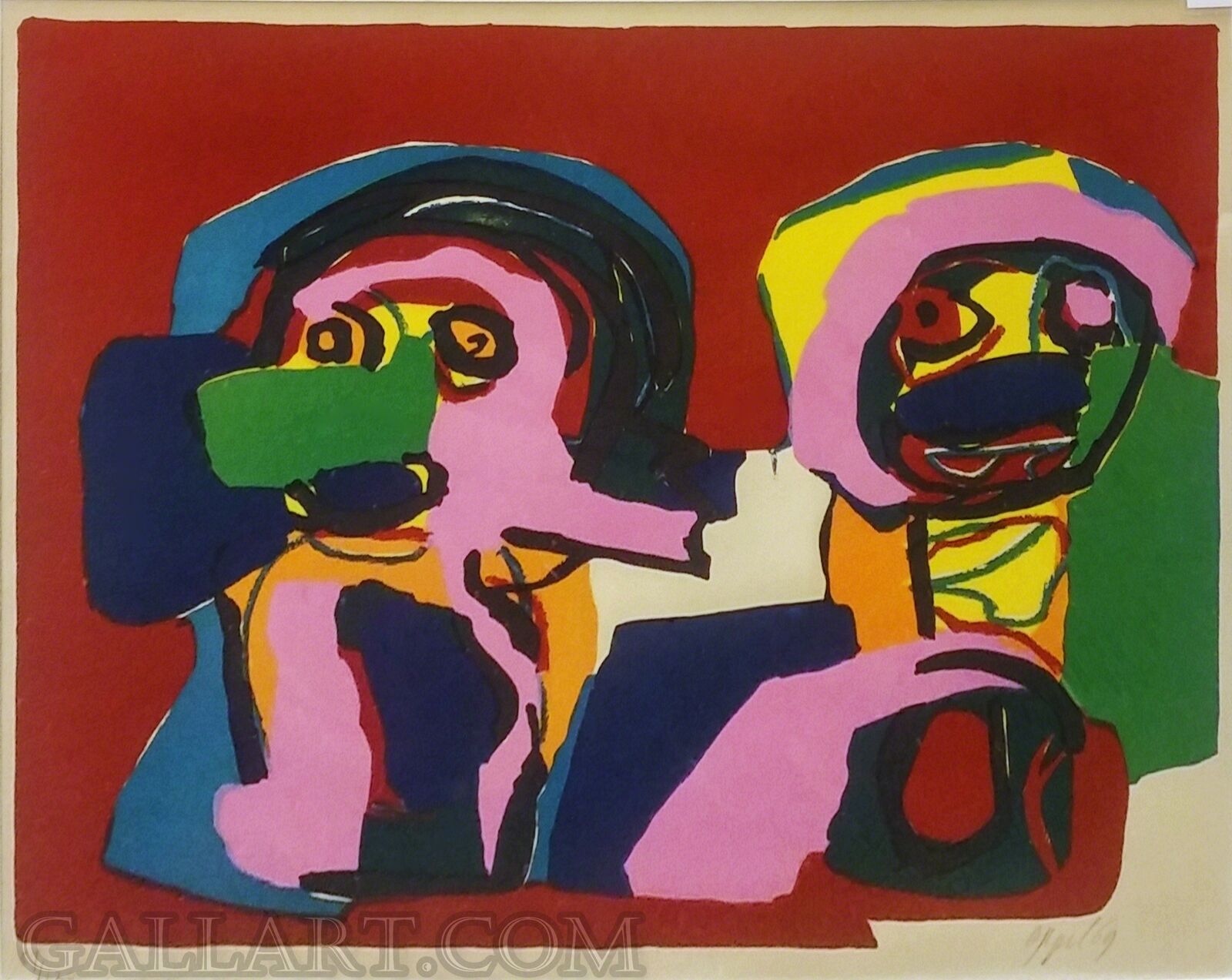 Artwork by Karel Appel, UNTITLED, Made of Serigraph 