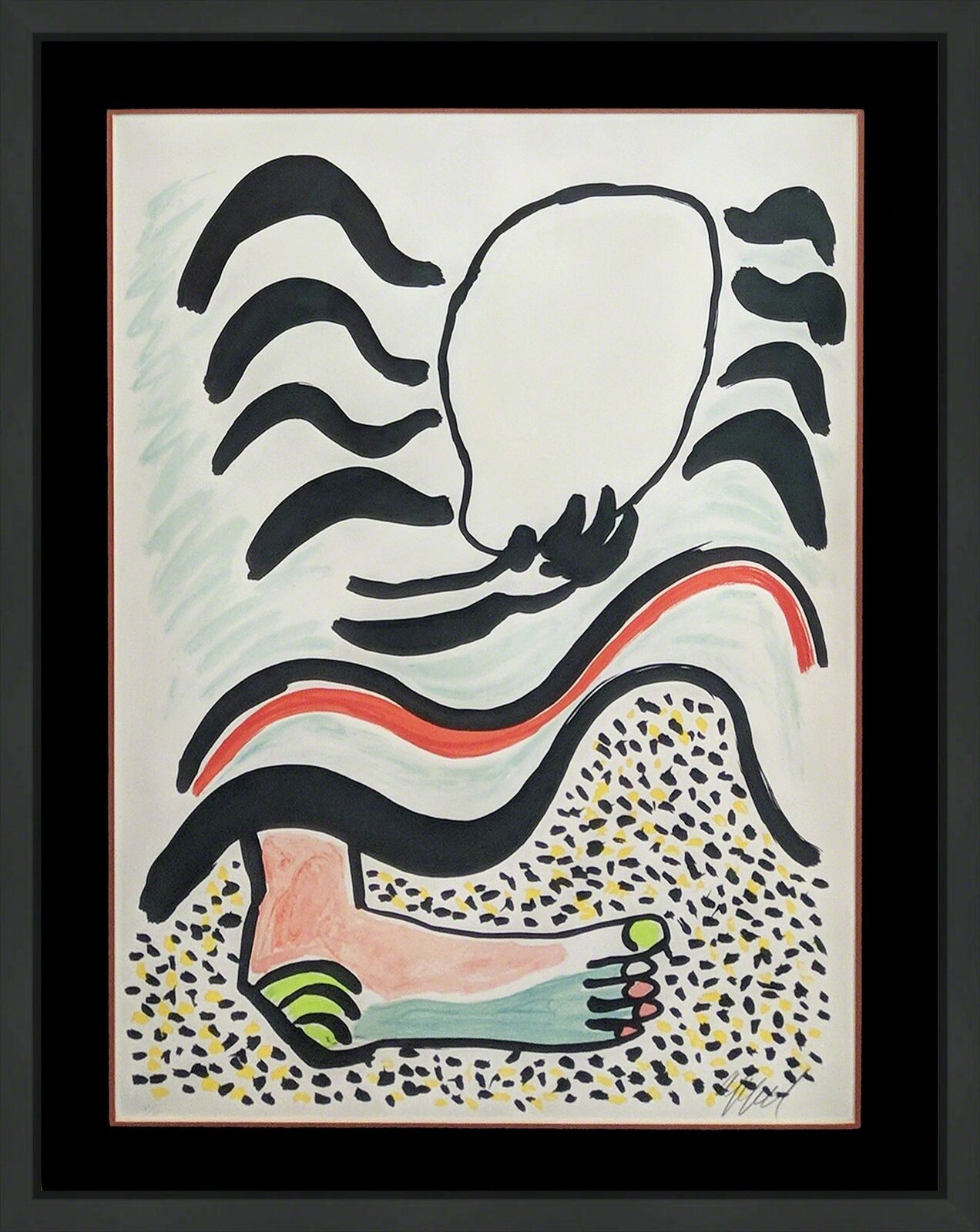 UNTITLED (FROM TANTRIKA 1) by Karel Appel, 1983