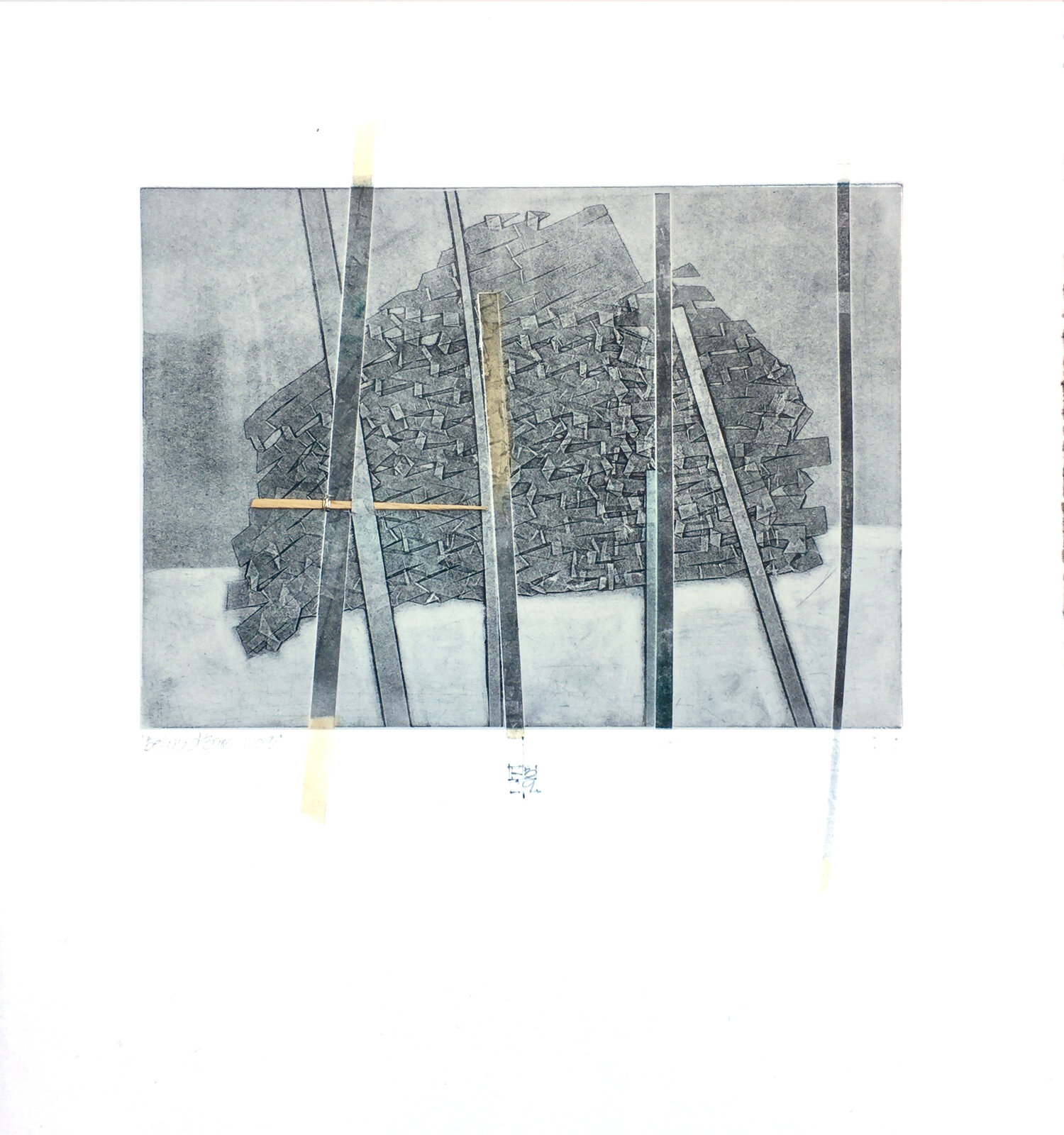 Behind Bars No. 3 by Karin Bruckner, 2019