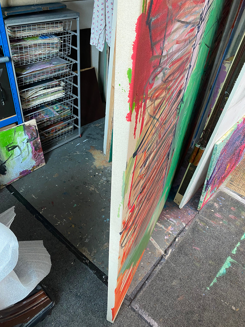 Artwork by Karl Bielik, Flank, Made of Oil and acrylic on canvas 