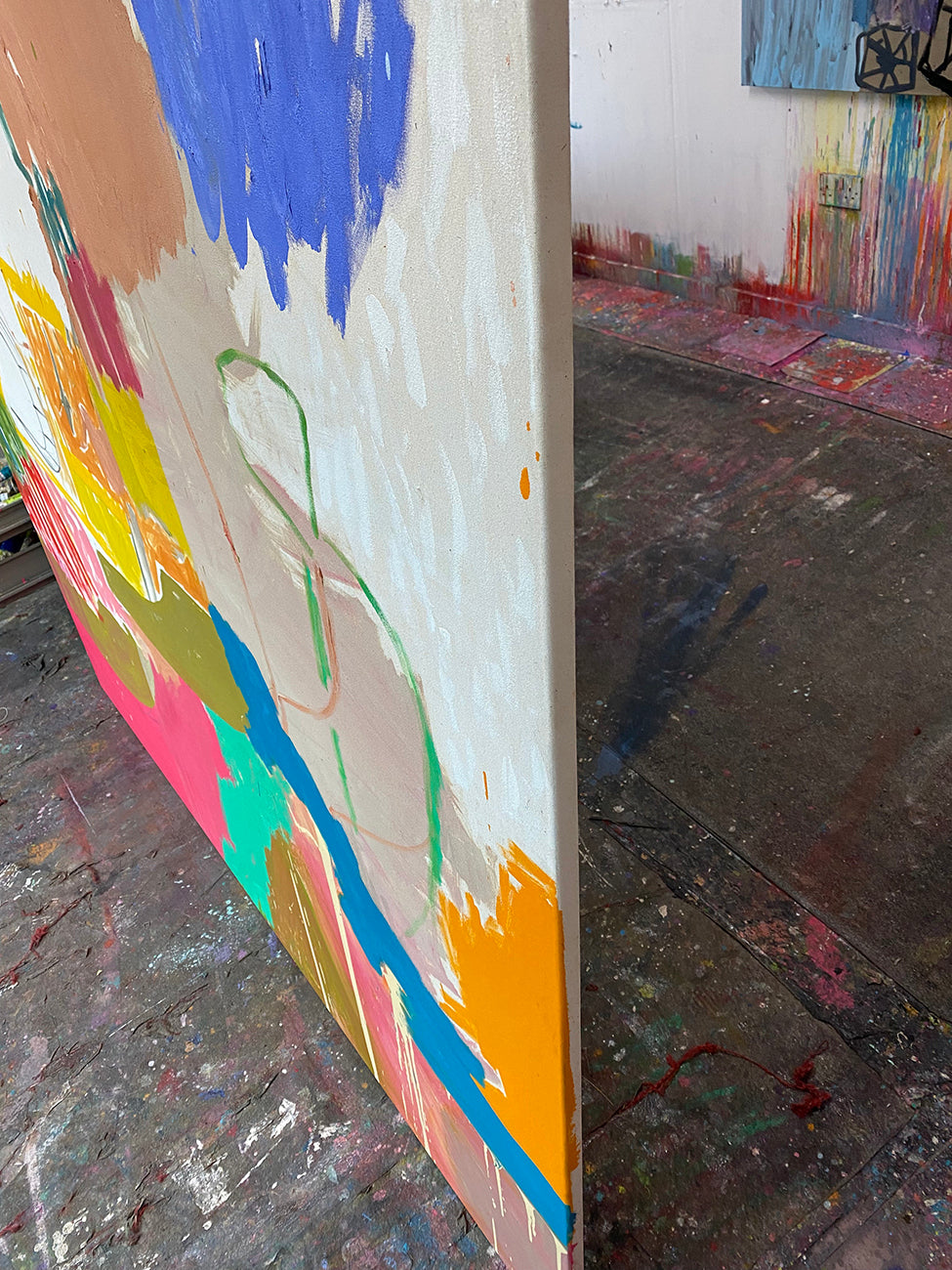 Artwork by Karl Bielik, Meddle, Made of Oil on canvas 