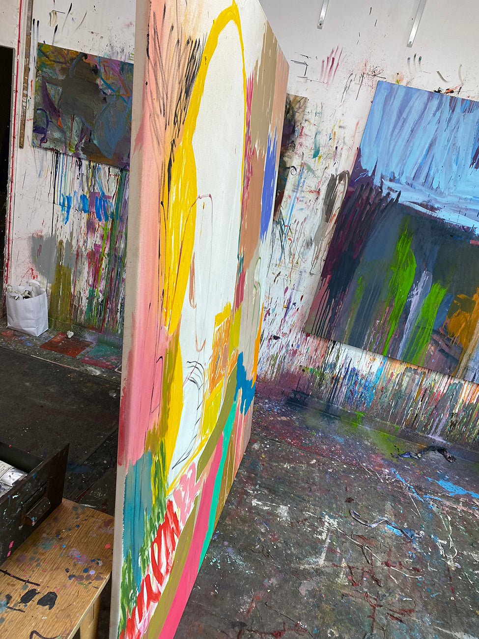 Artwork by Karl Bielik, Meddle, Made of Oil on canvas 