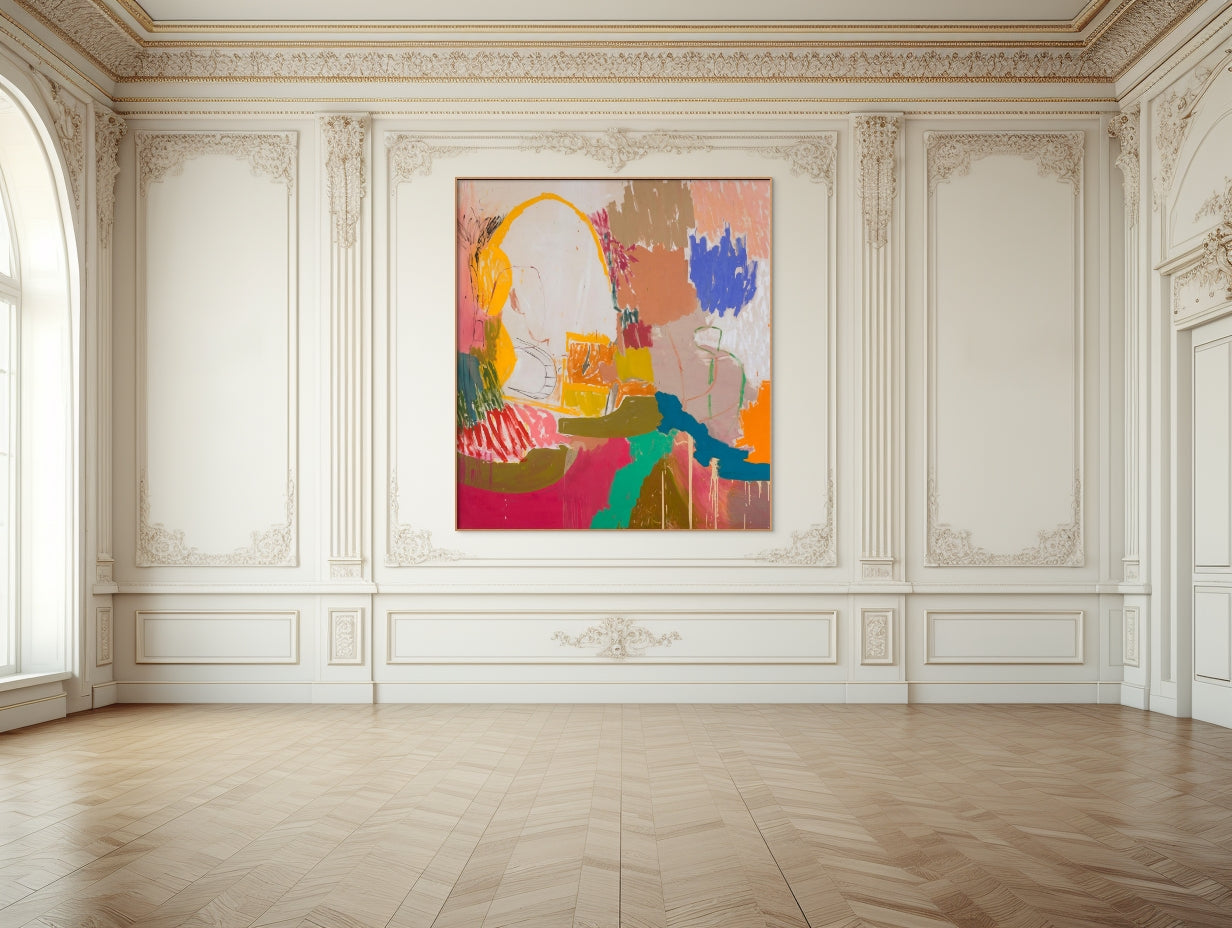 Artwork by Karl Bielik, Meddle, Made of Oil on canvas 