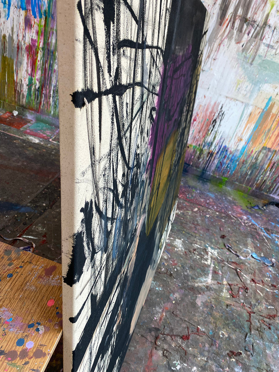 Artwork by Karl Bielik, Stage, Made of Oil on canvas 